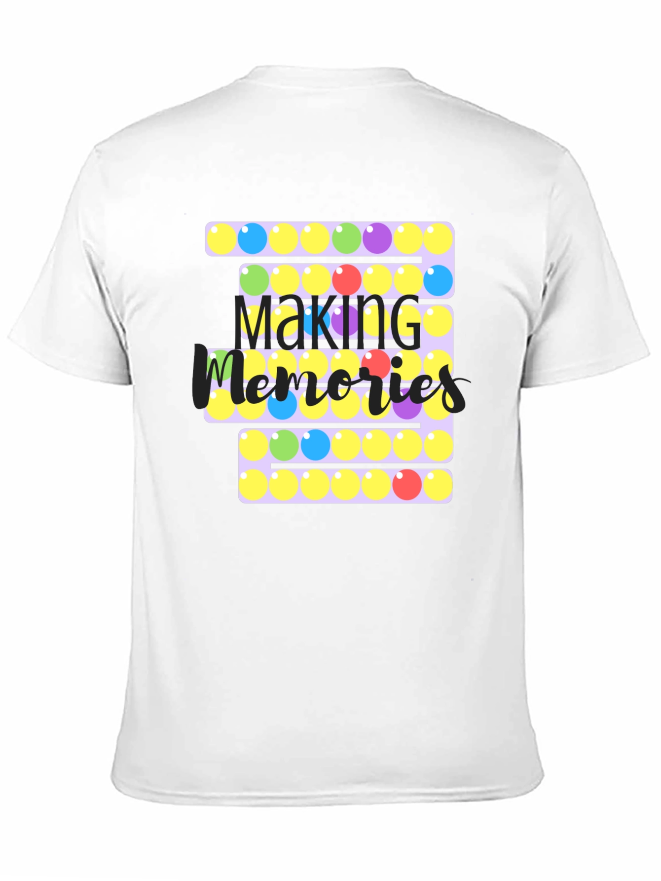 Black Making Memories Bubble Pop T-Shirt view 11