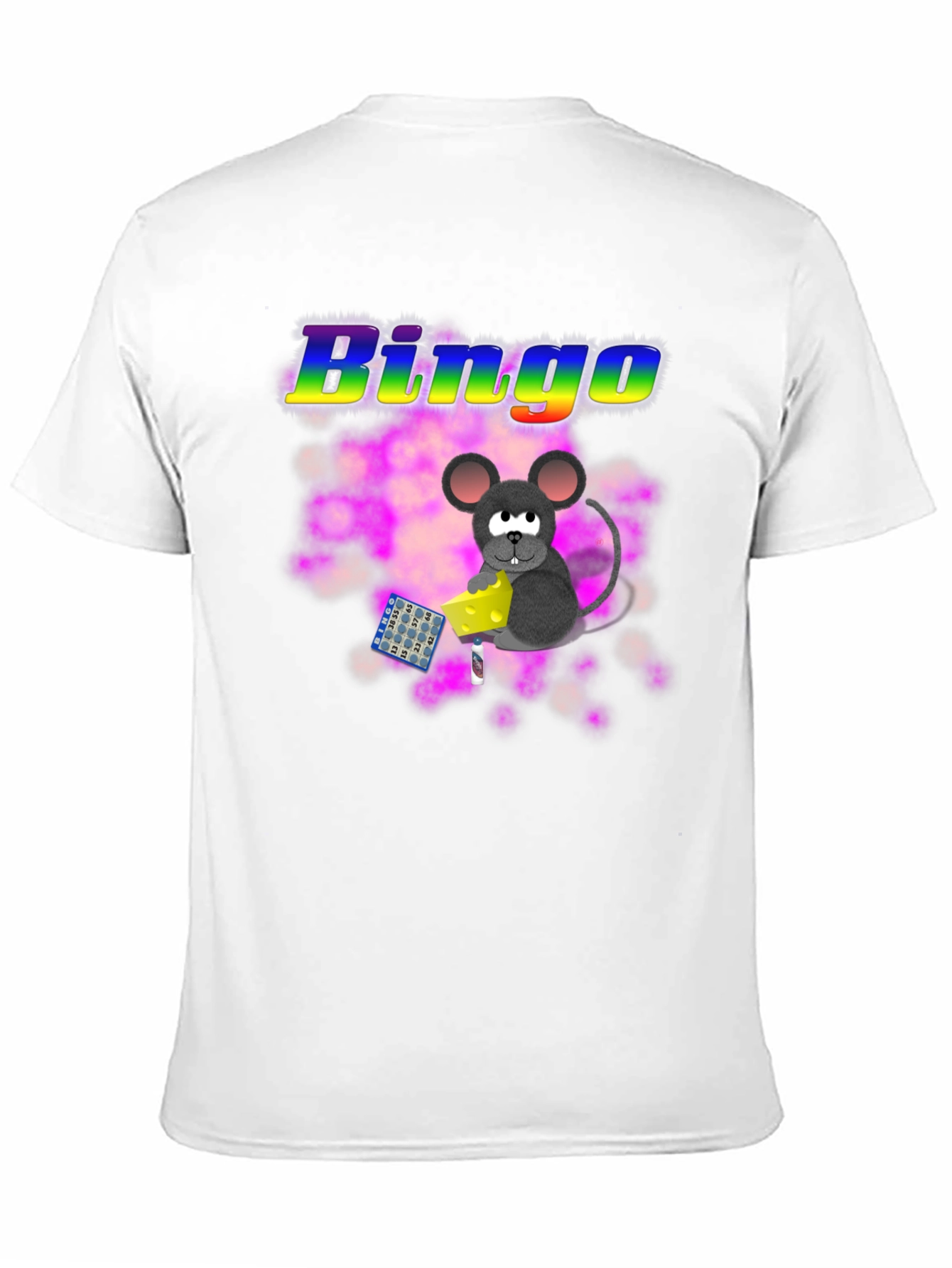 Black Bingo Mouse Graphic Tee view 11