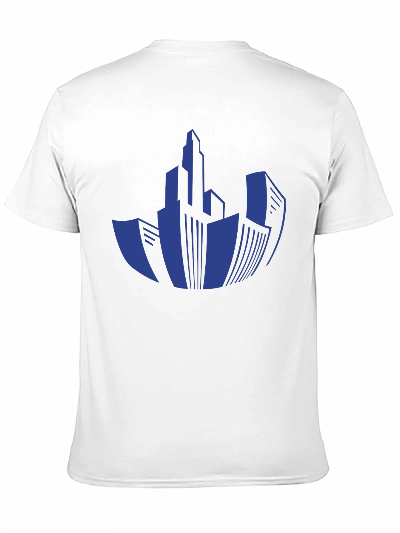 Black Cityscape Graphic T-Shirt - Modern Urban Design view 11