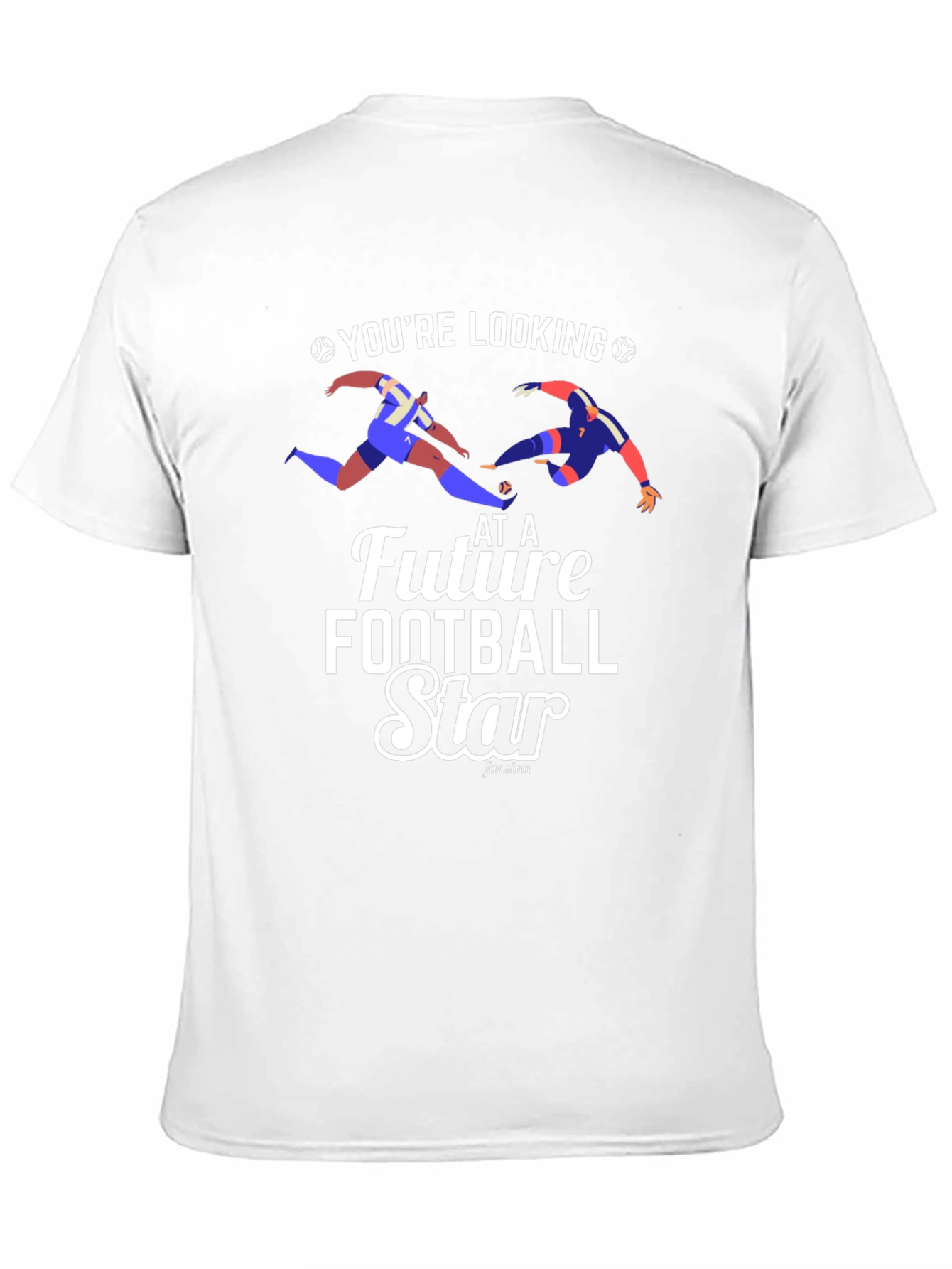 Black Future Football Star Black T-Shirt view 11