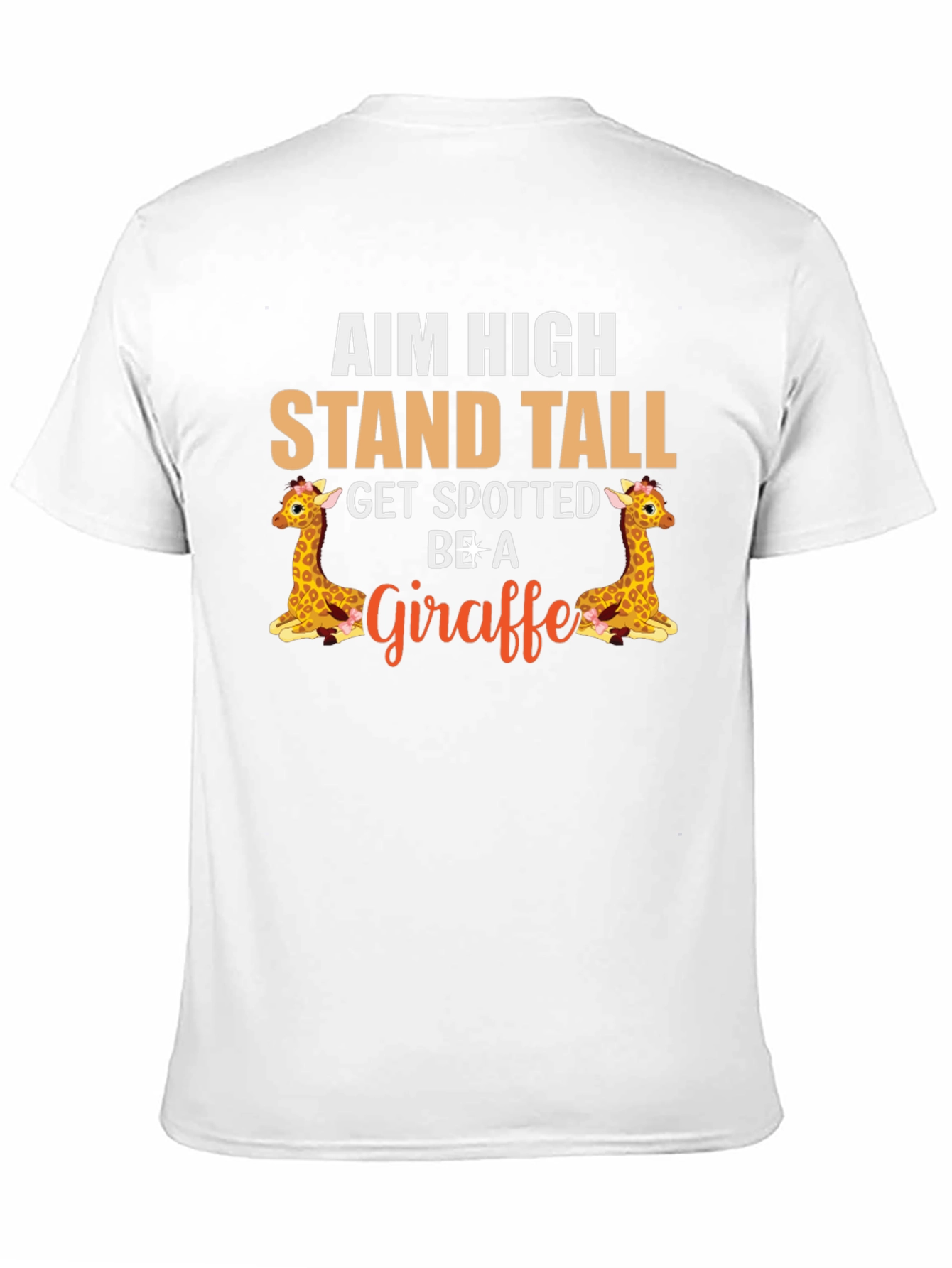 Black Aim High Giraffe Graphic Tee view 11