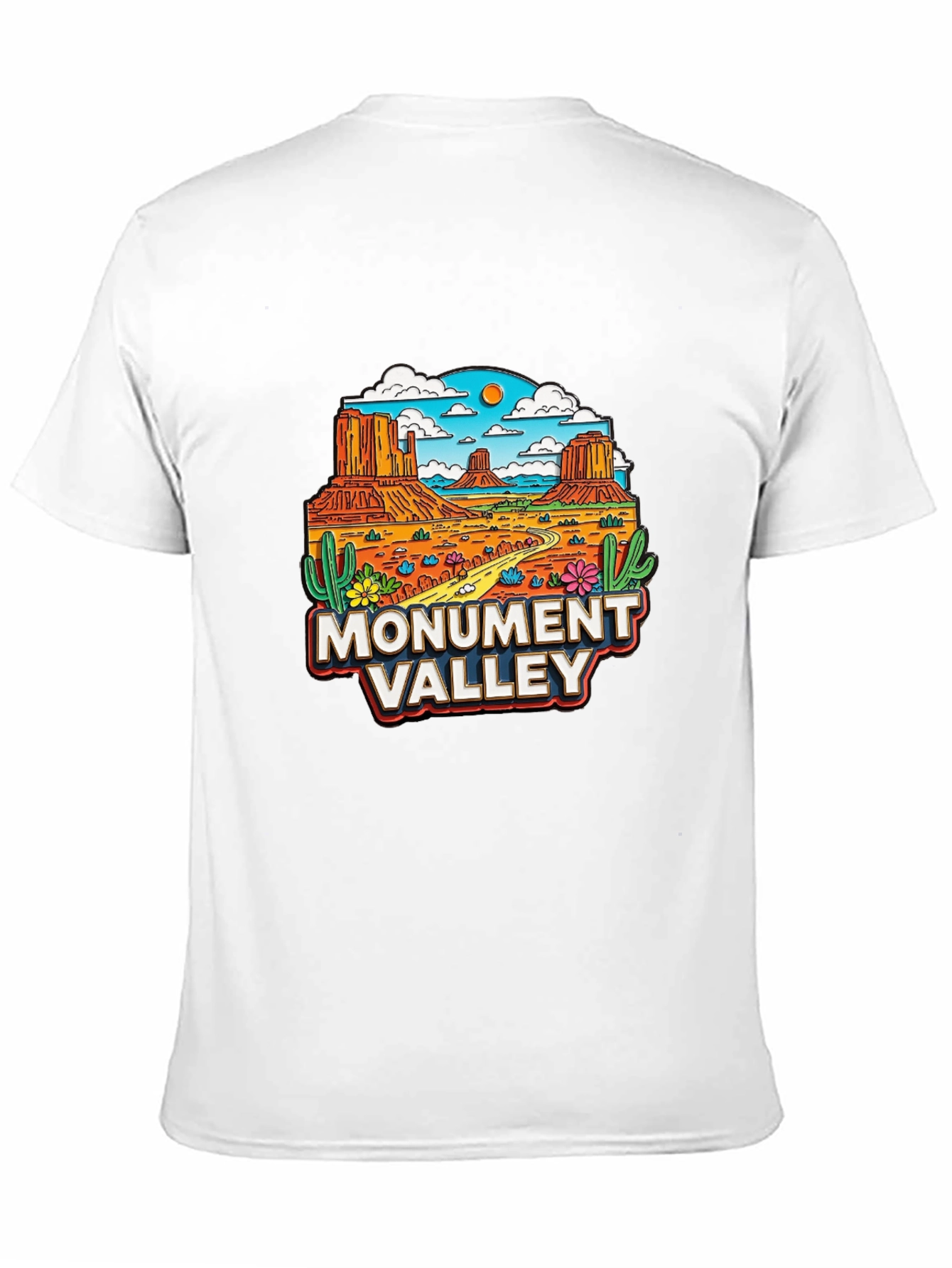 Monument Valley Graphic T-Shirt - Desert Scene Tee - 11