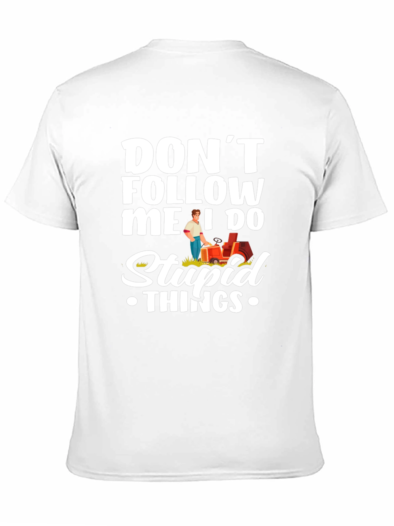 Black Don't Follow Me T-Shirt - Funny Slogan Graphic Tee view 11