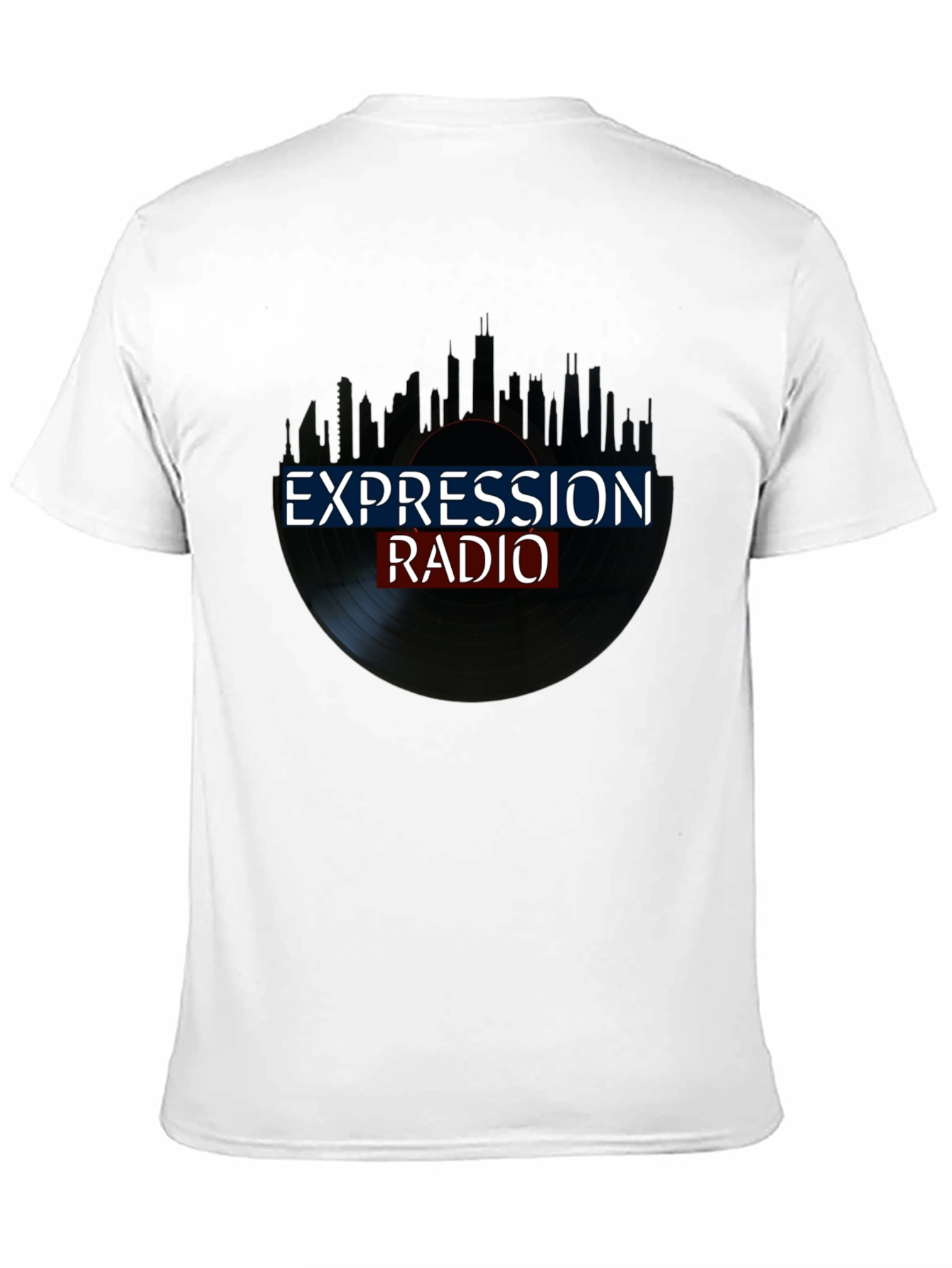 Black Expression Radio Black T-Shirt view 11