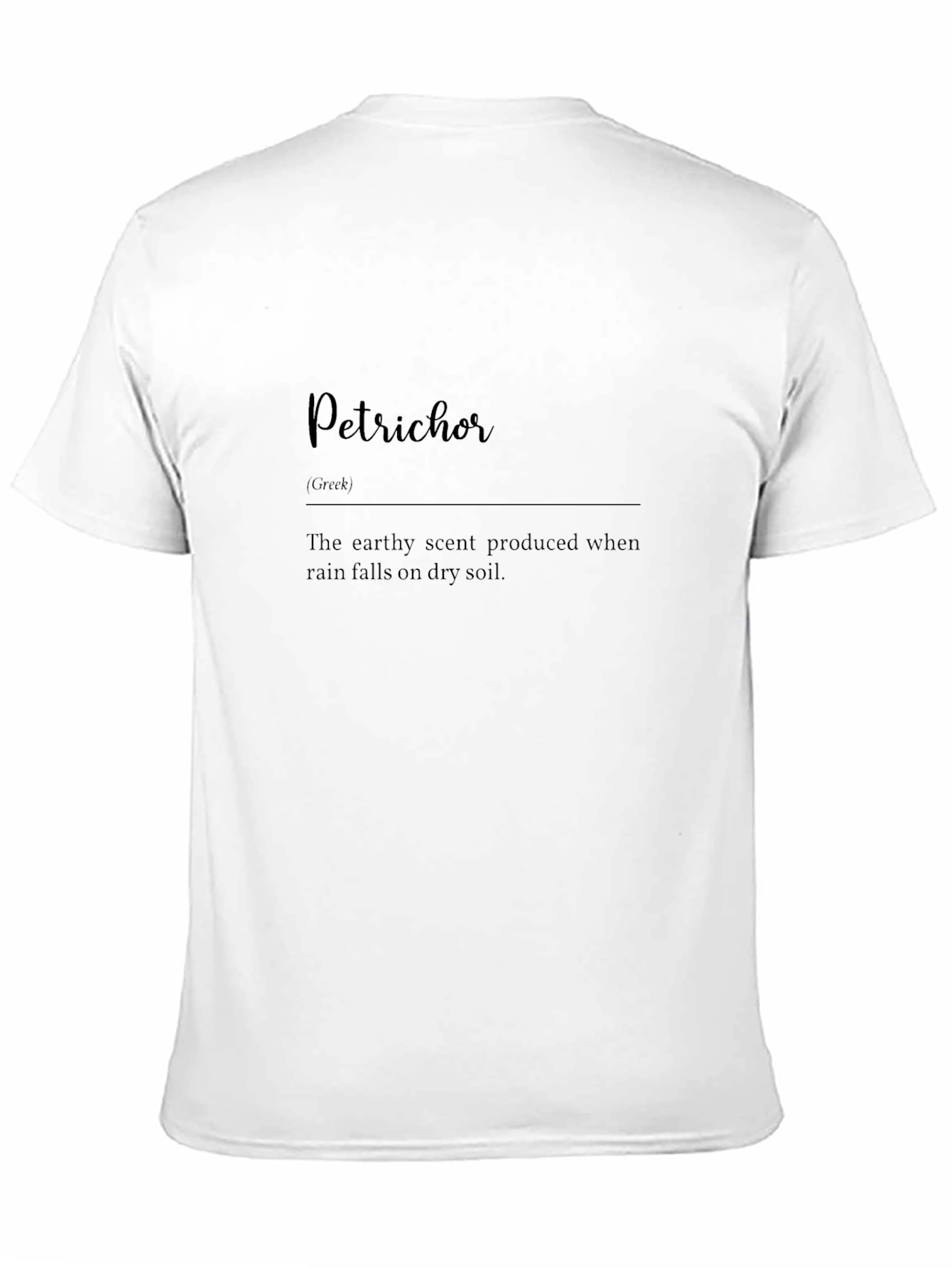 Petrichor Definition T-Shirt - Earthy Scent Tee - 11