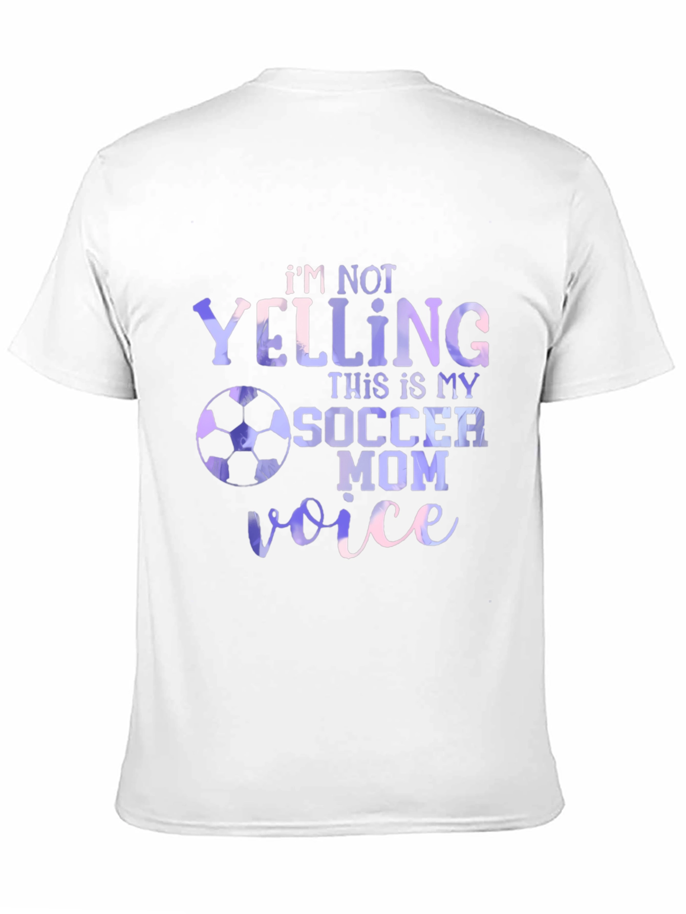 Black Soccer Mom Voice Graphic T-Shirt view 11