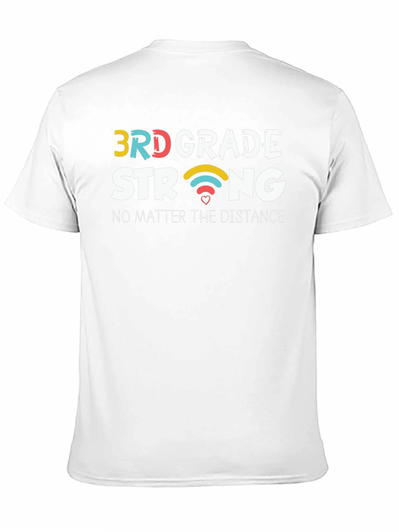 Black 3rd Grade Strong T-Shirt, Teacher Student Support Tee view 11