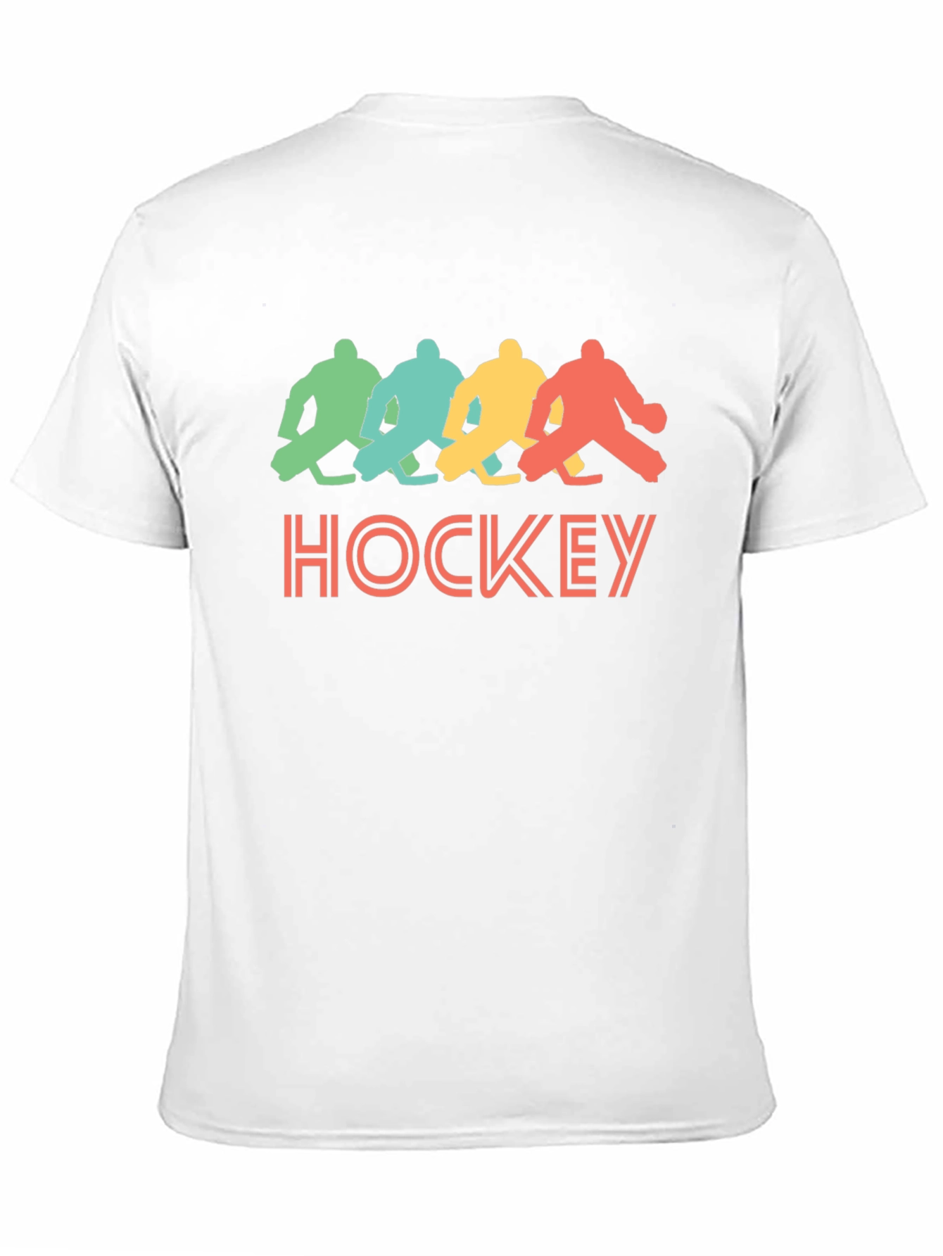 Black Retro Hockey Graphic T-Shirt - Black Tee view 11