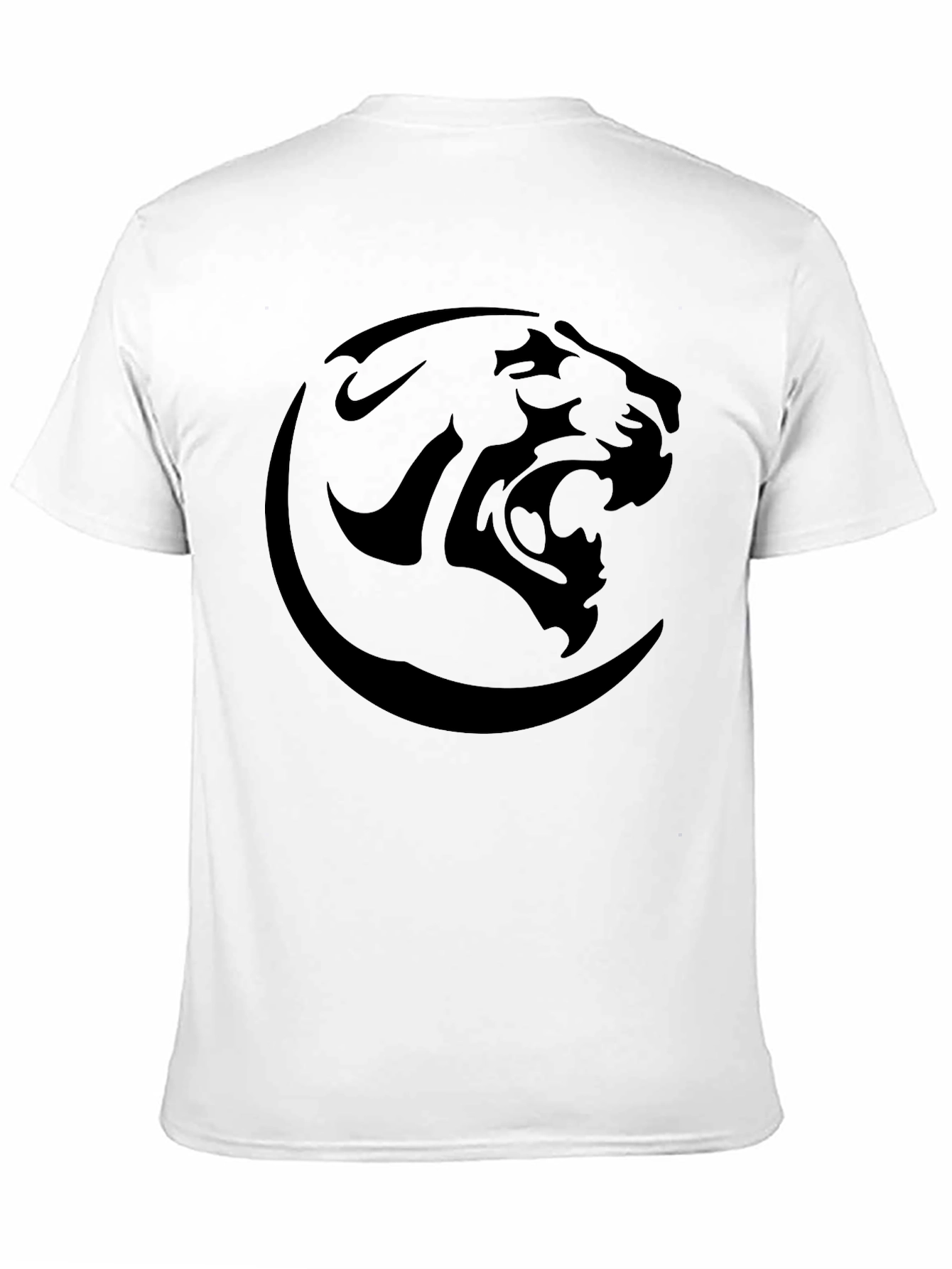 Black Black Panther Graphic Tee - Modern Crew Neck T-Shirt view 11