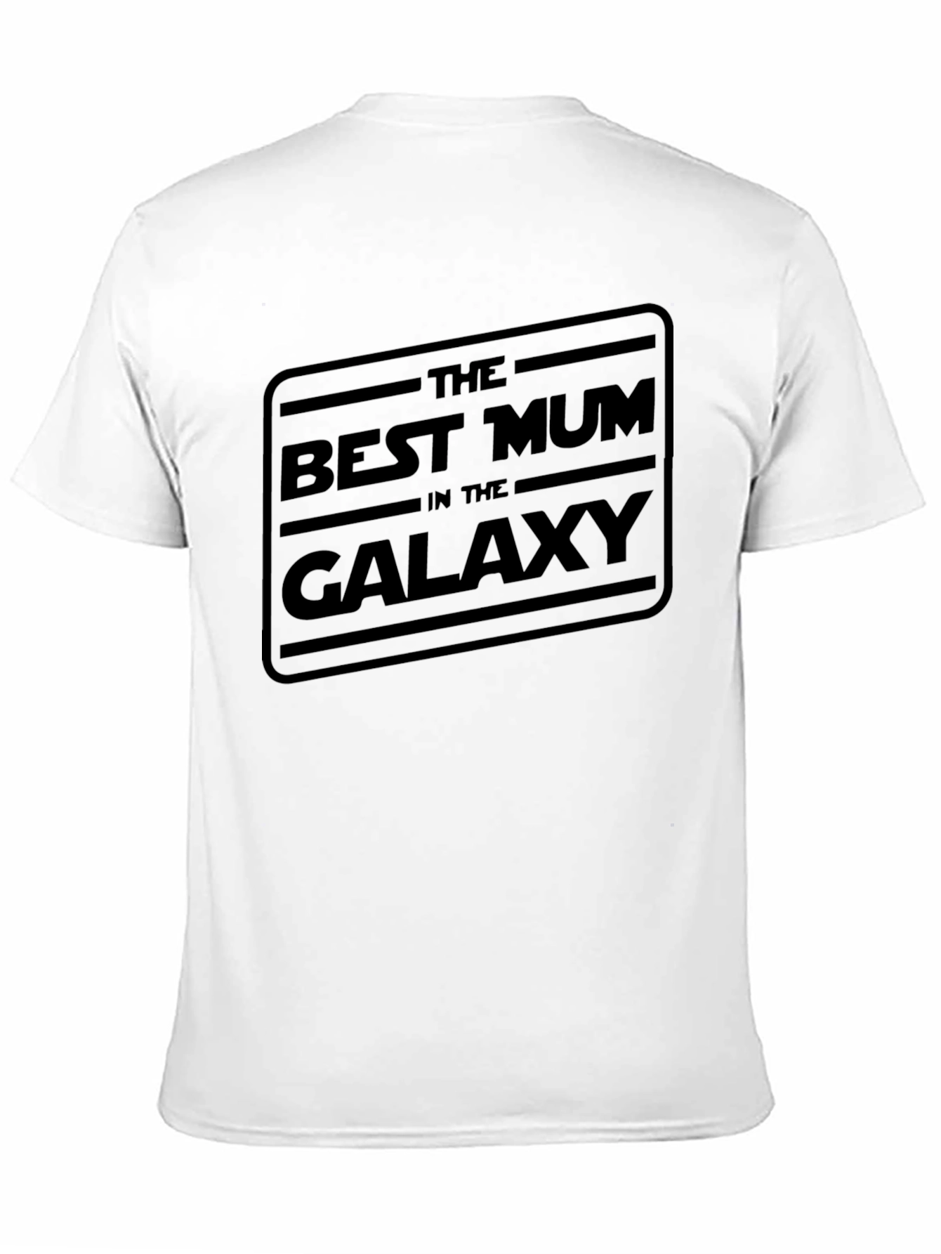 Black Best Mum in the Galaxy Black T-Shirt view 11