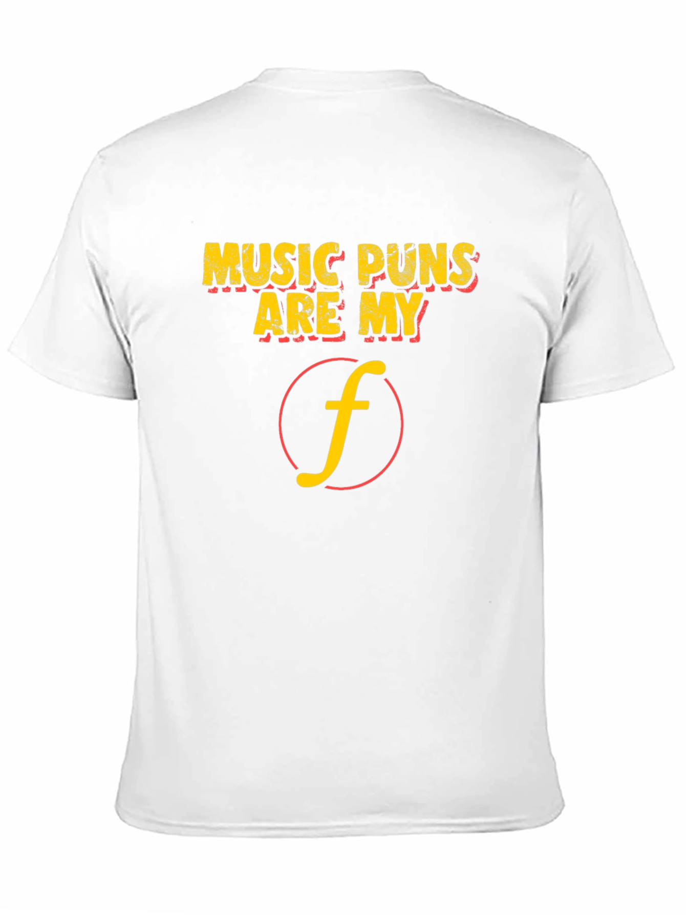 Black Music Puns Are My Forte Black T-Shirt view 11