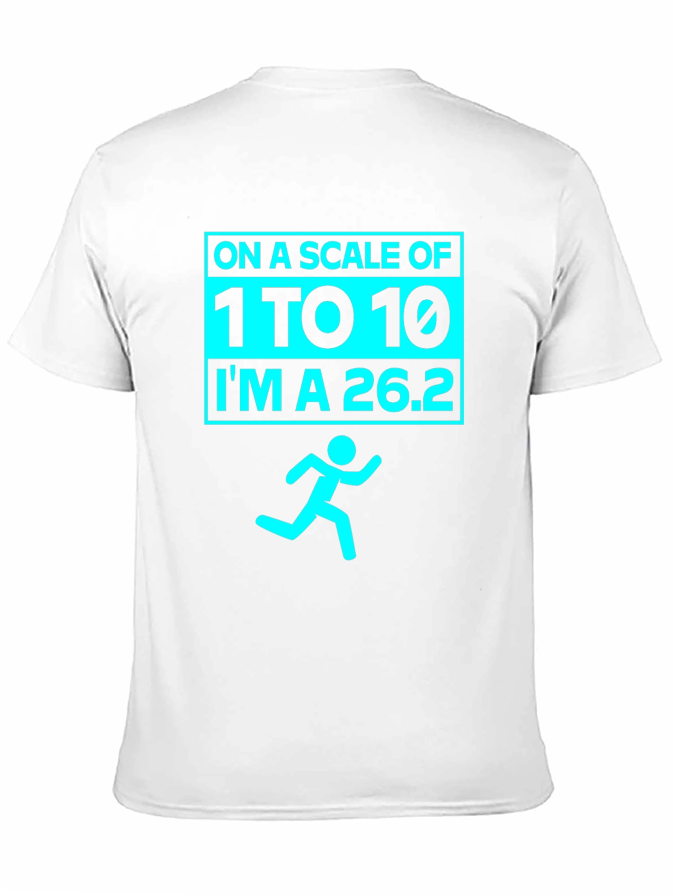 Black Marathoner's Humor Tee - Running Scale 26.2 view 11
