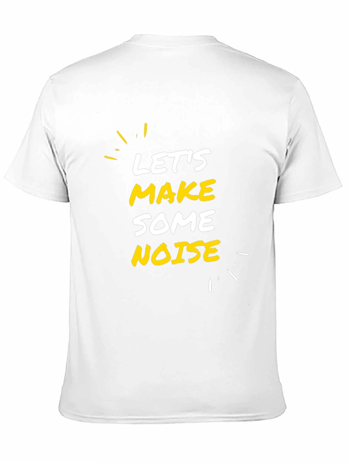 Black Let's Make Some Noise Black Graphic Tee view 11