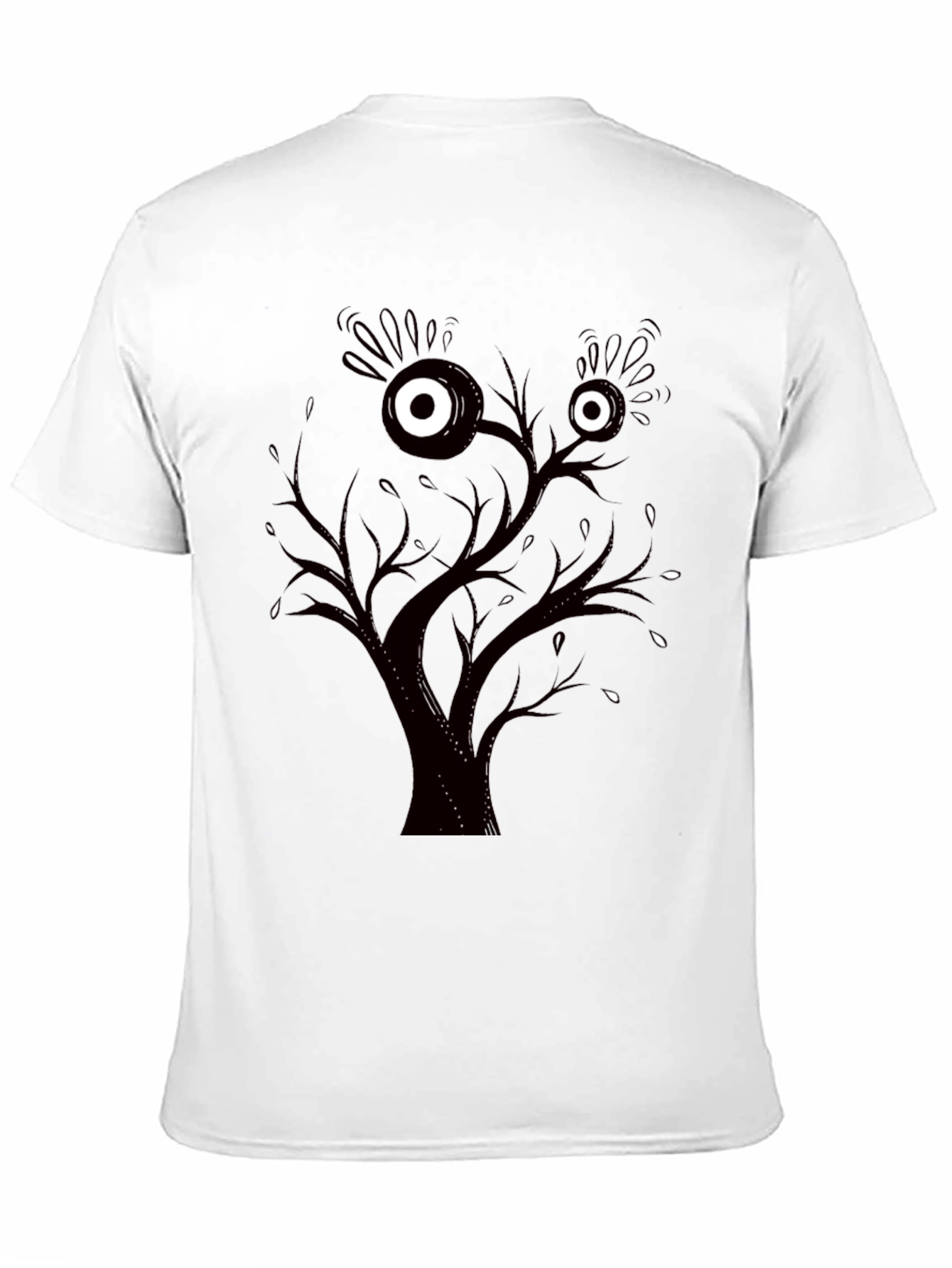 Black Eye Tree Graphic Tee - Men's Black T-Shirt view 11