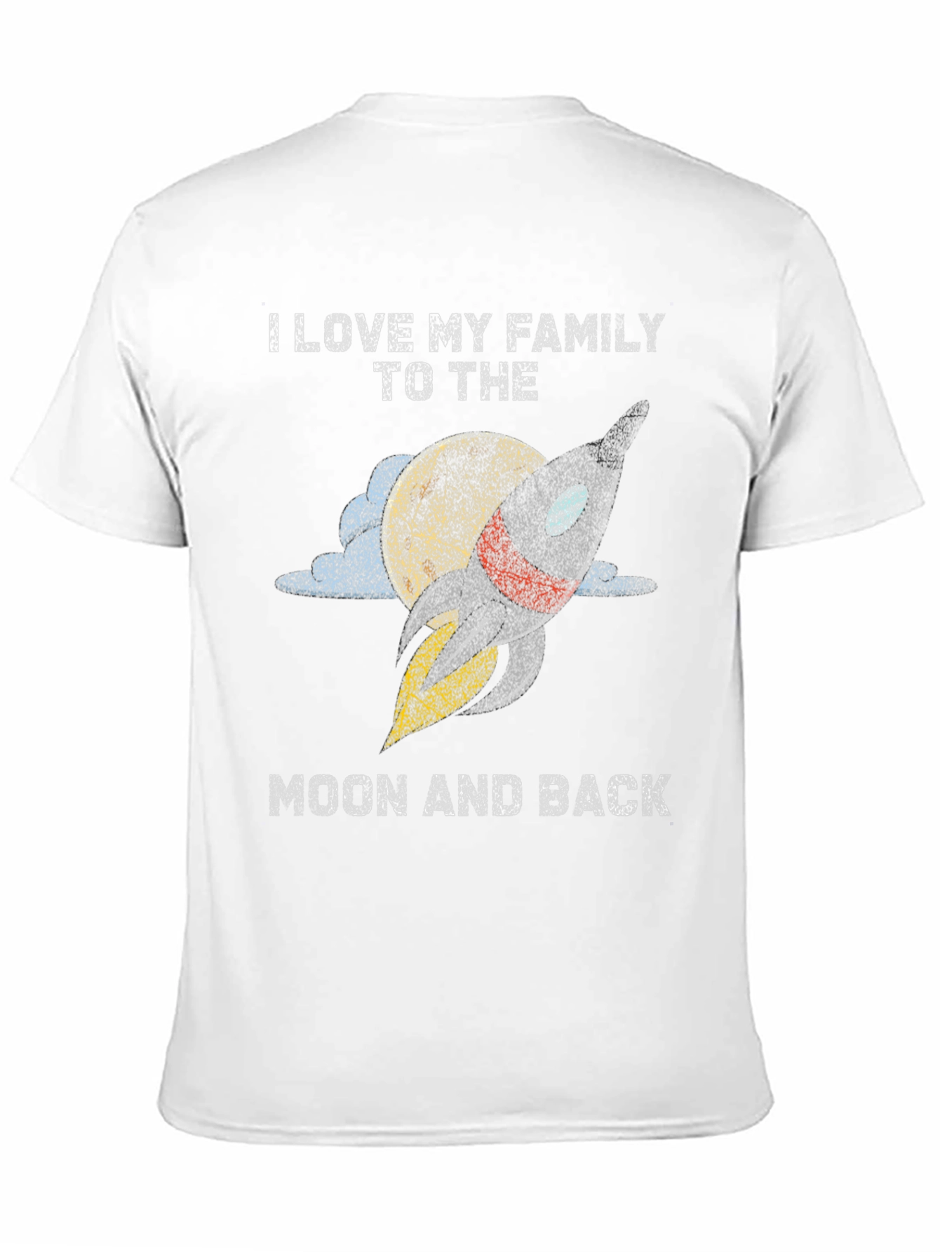 Black Family to the Moon and Back Graphic Tee view 11