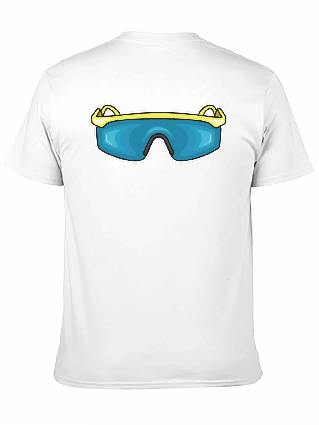 Black Sunglasses Graphic Tee - Fun & Stylish Black T-Shirt view 11