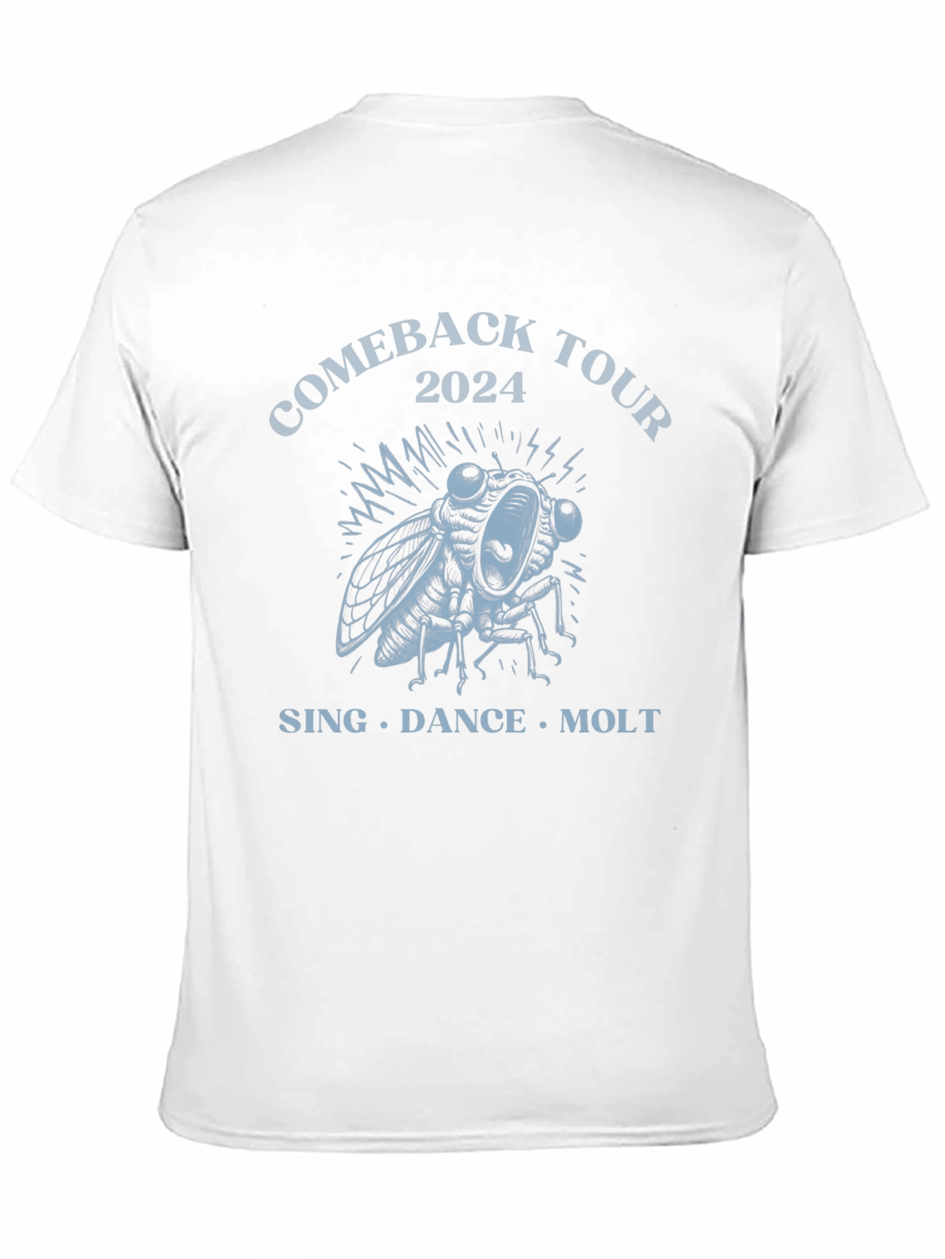 Black Comeback Tour 2024 Cicada Graphic Tee view 11