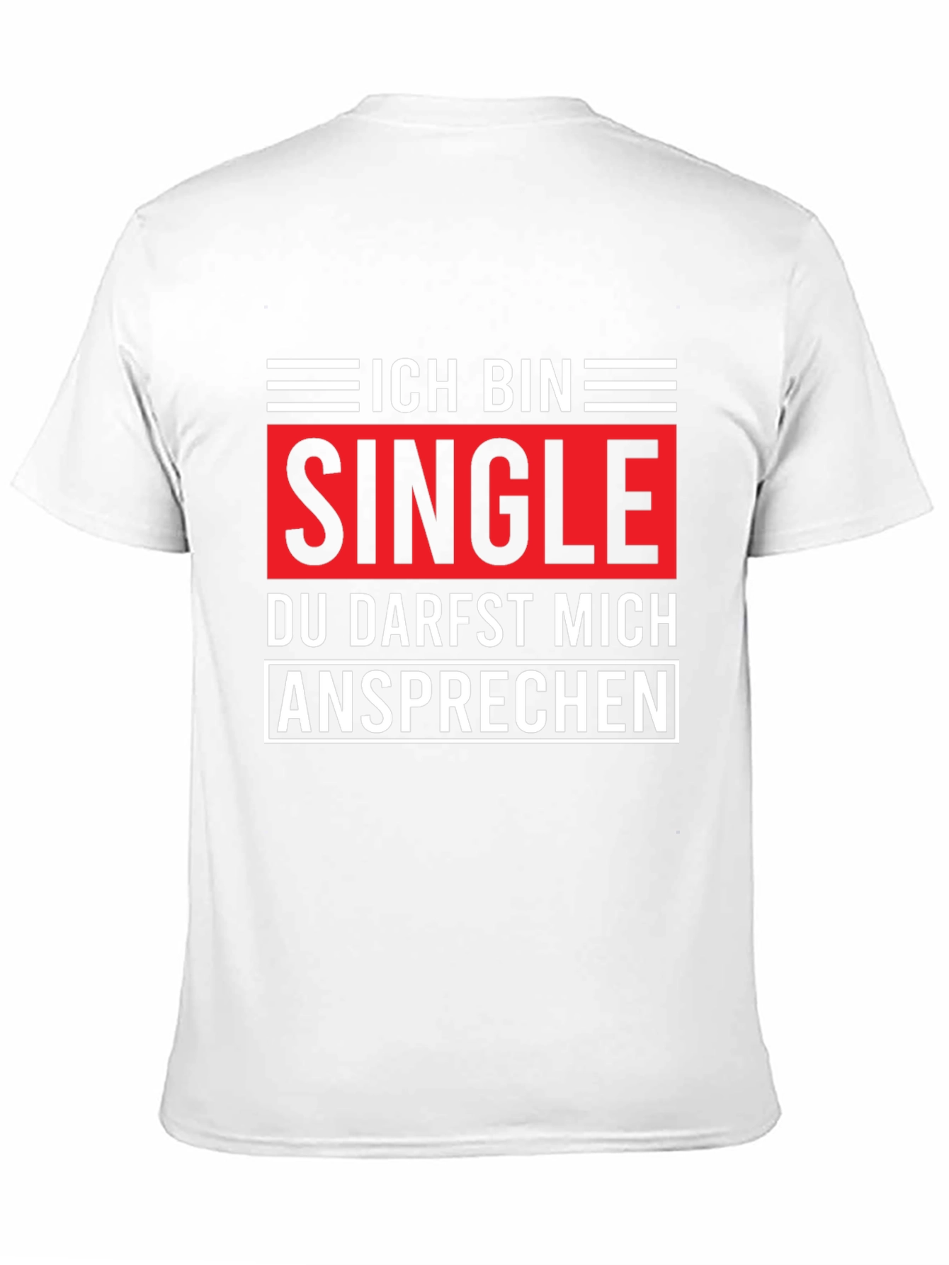 Black Ich Bin Single T-Shirt - Black view 11