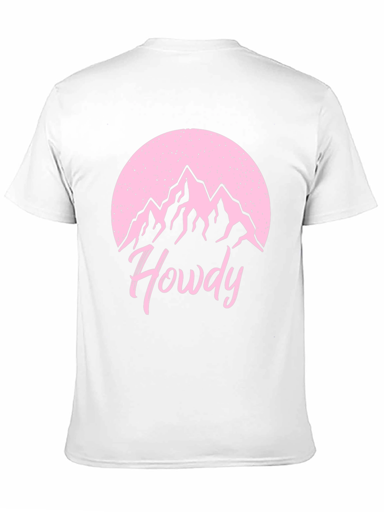 Black Howdy Mountain Graphic T-Shirt - Casual Wear view 11