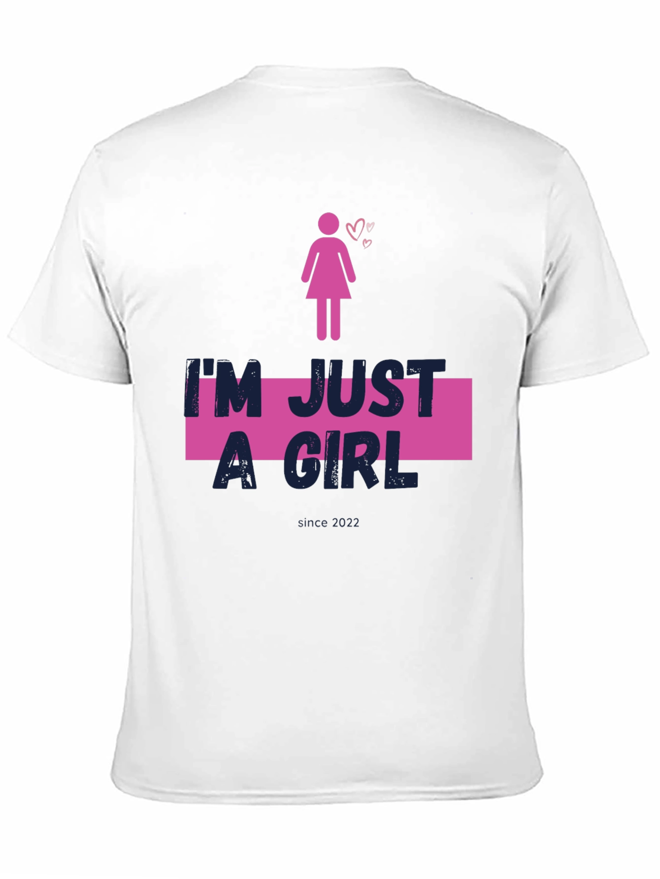 Black I'm Just A Girl Black Tee view 11