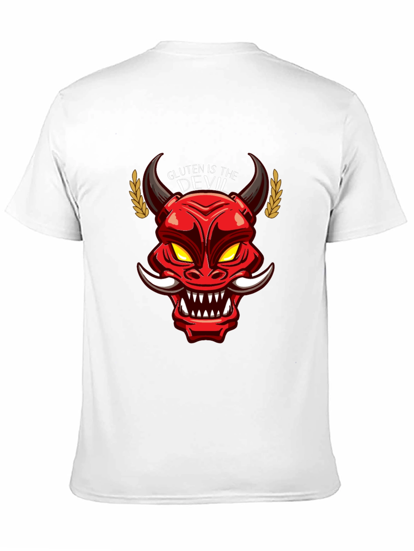 Black Gluten is the Devil Graphic T-Shirt view 11