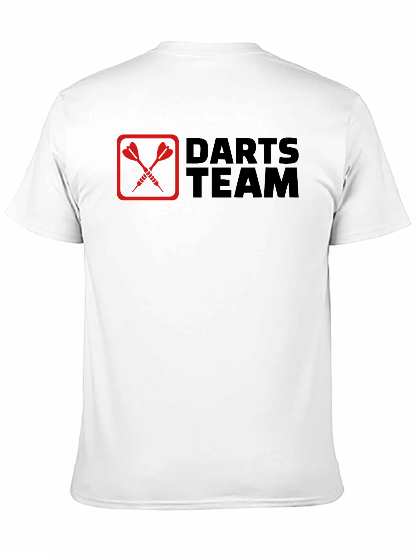 Black Darts Team Graphic Tee - Black Cotton T-Shirt view 11