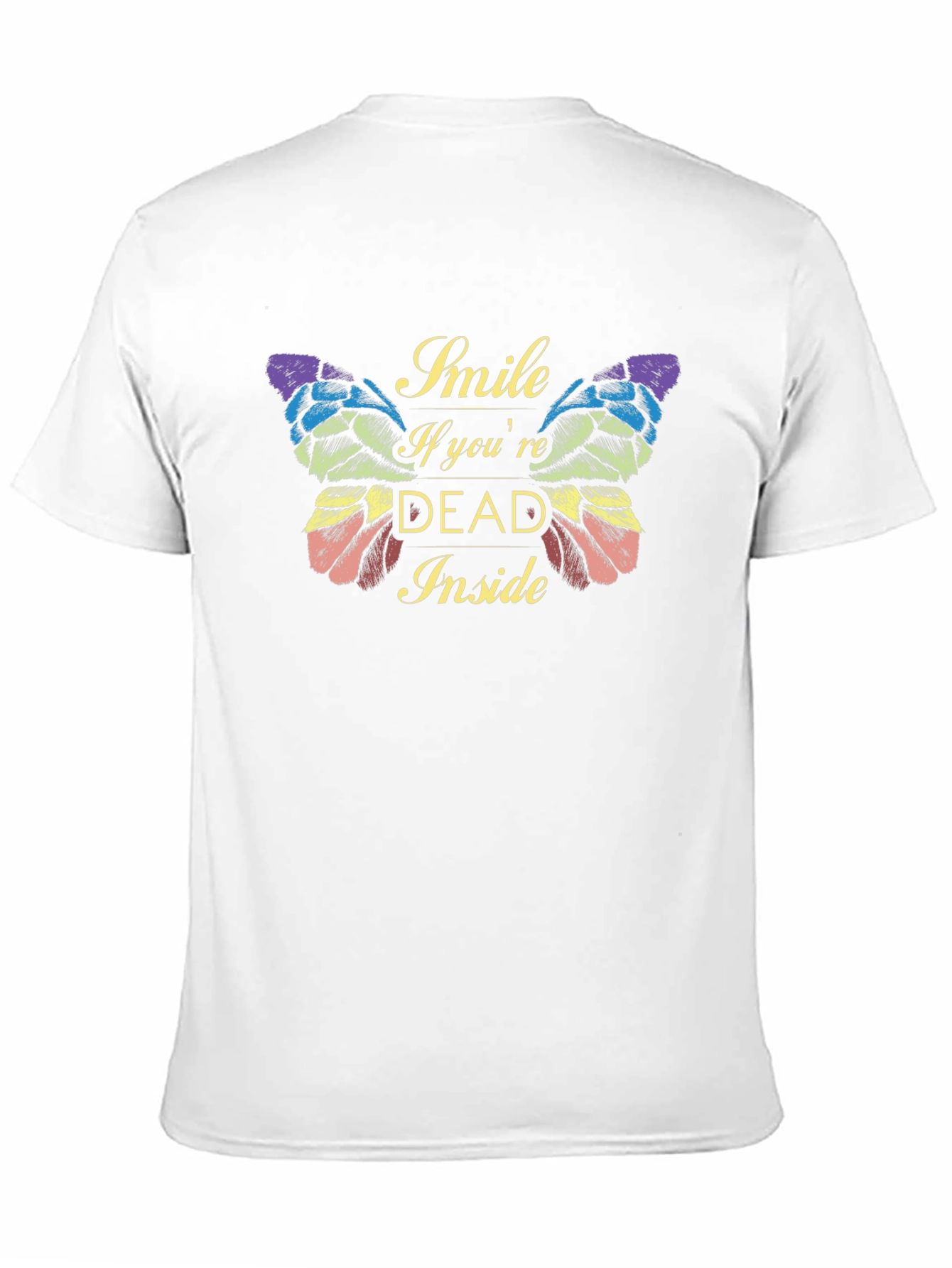 Black Smile If You're Dead Inside Graphic Tee view 11