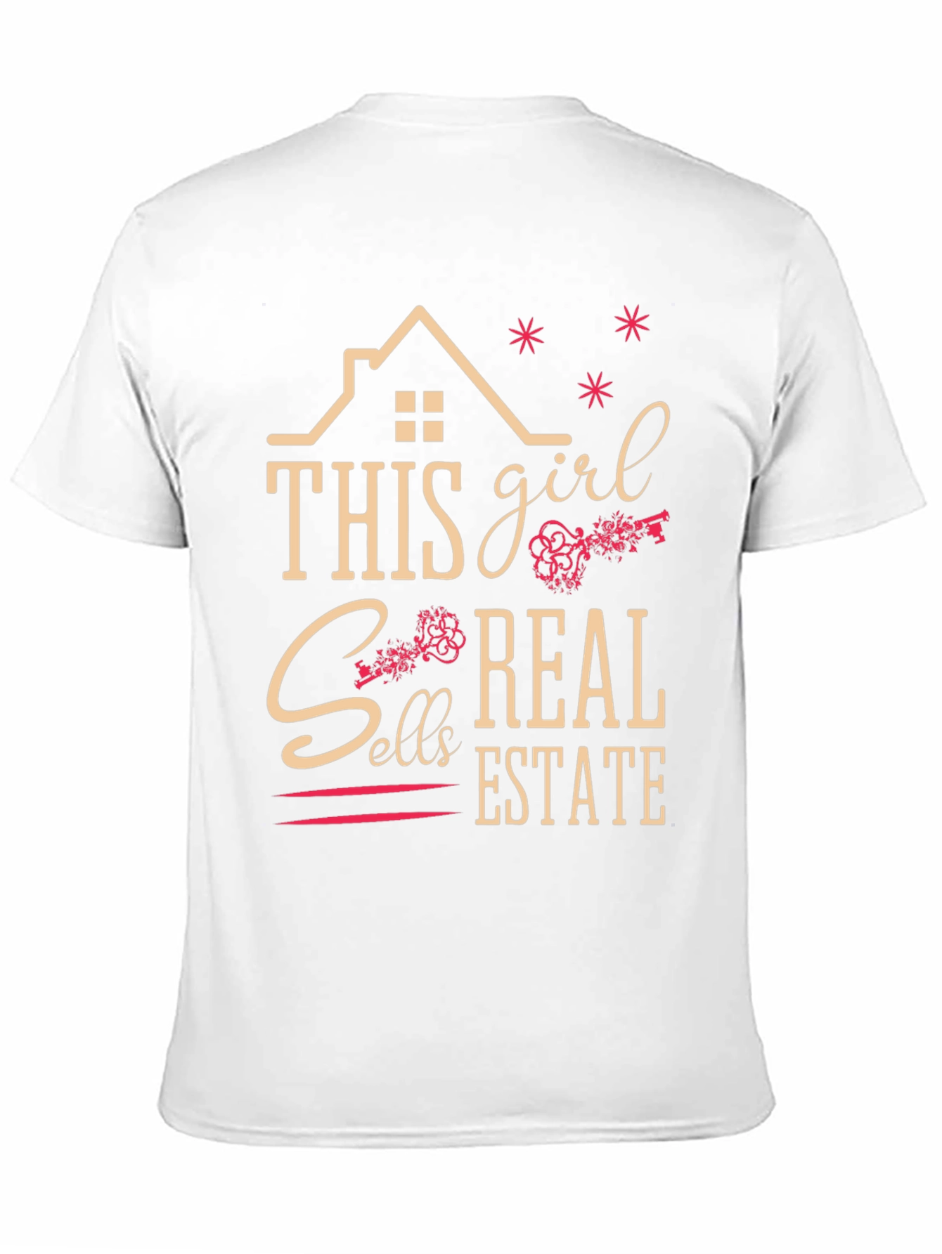 Black This Girl Sells Real Estate T-Shirt view 11