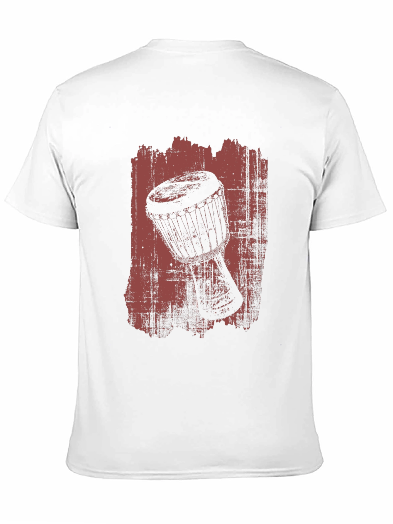 Black Djembe Drum Graphic Tee - Music Lover's T-Shirt view 11
