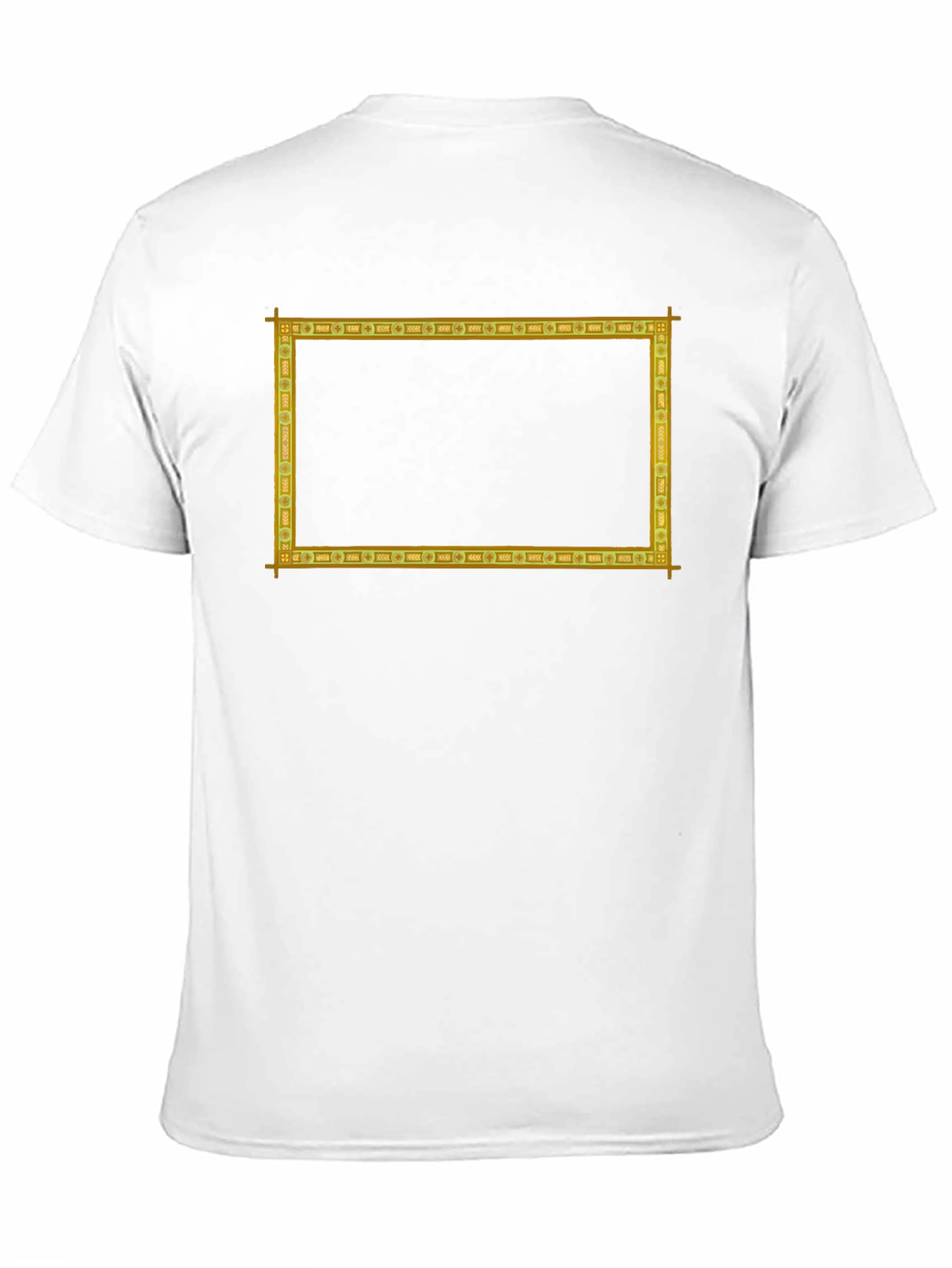 Black Golden Frame Graphic T-Shirt view 11