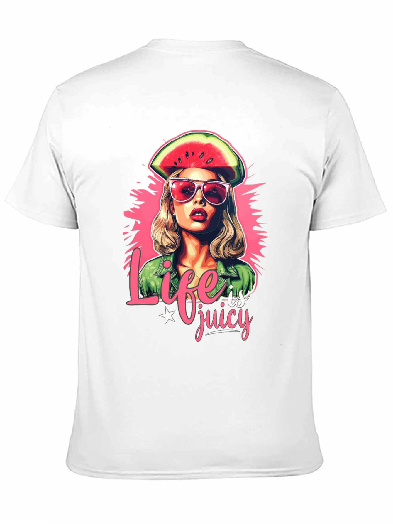 Black Life is Juicy Watermelon Graphic Tee view 11