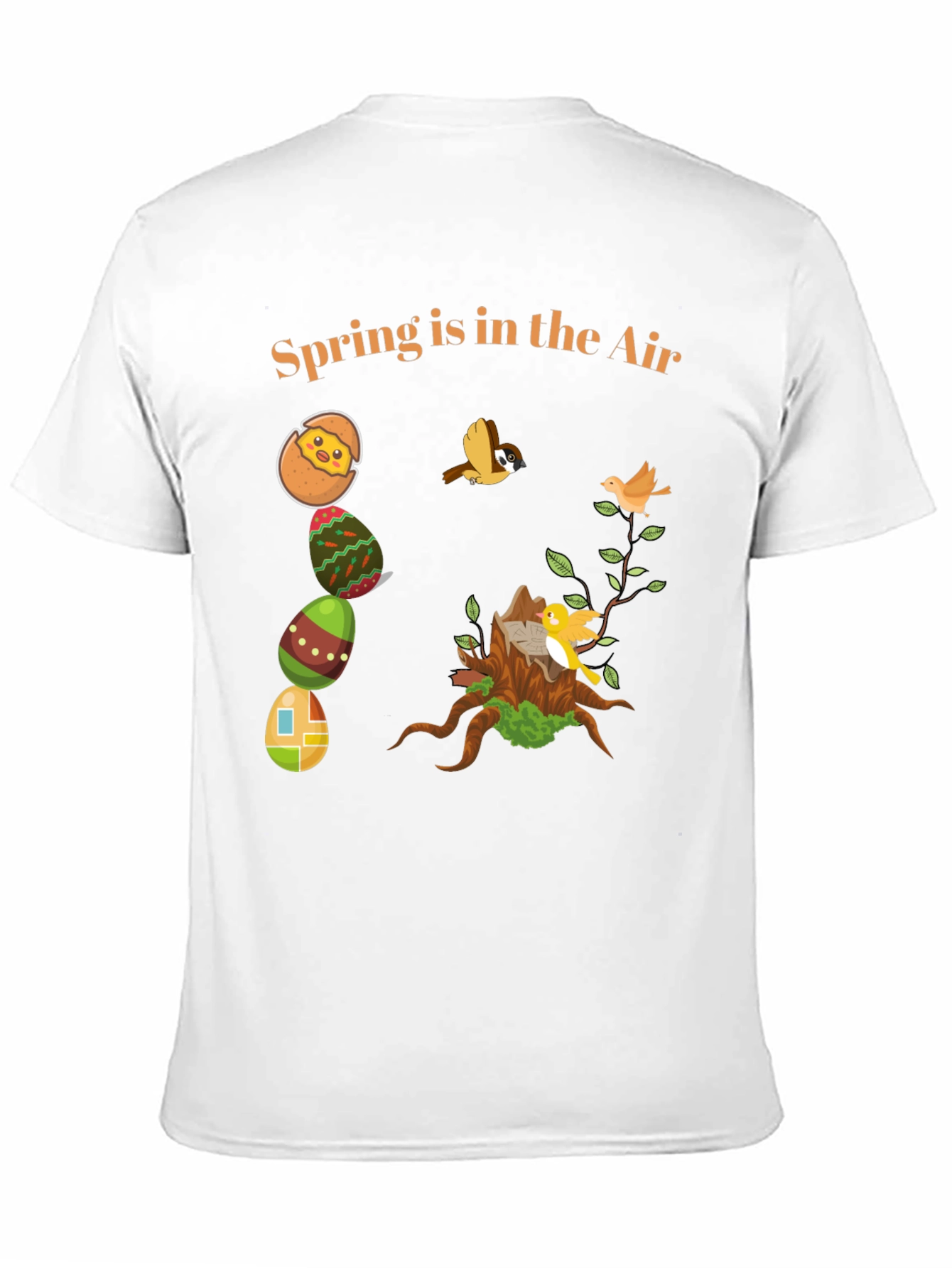 Black Spring is in the Air Graphic T-Shirt view 11