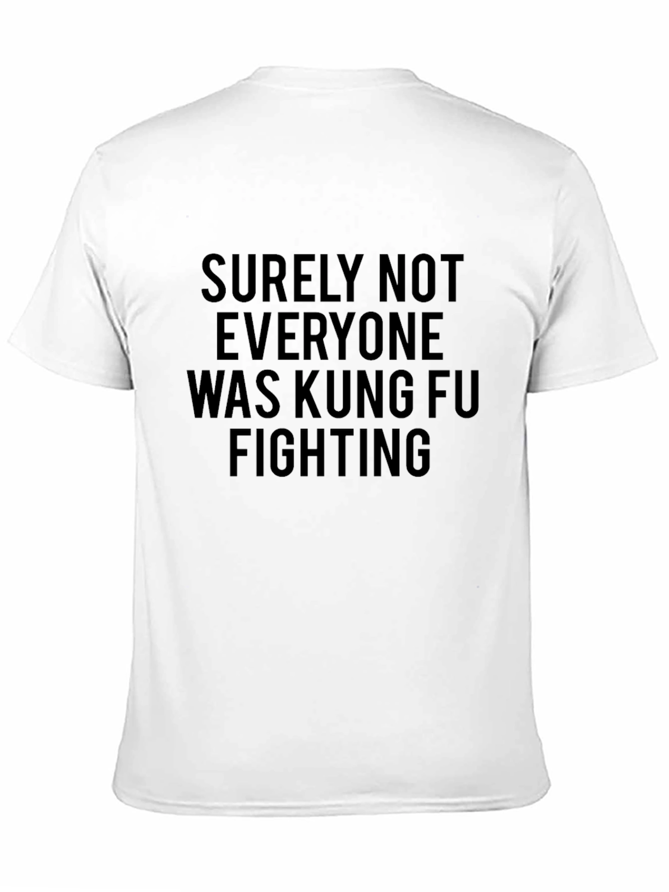 Black Kung Fu Fighting Funny Graphic Tee view 11