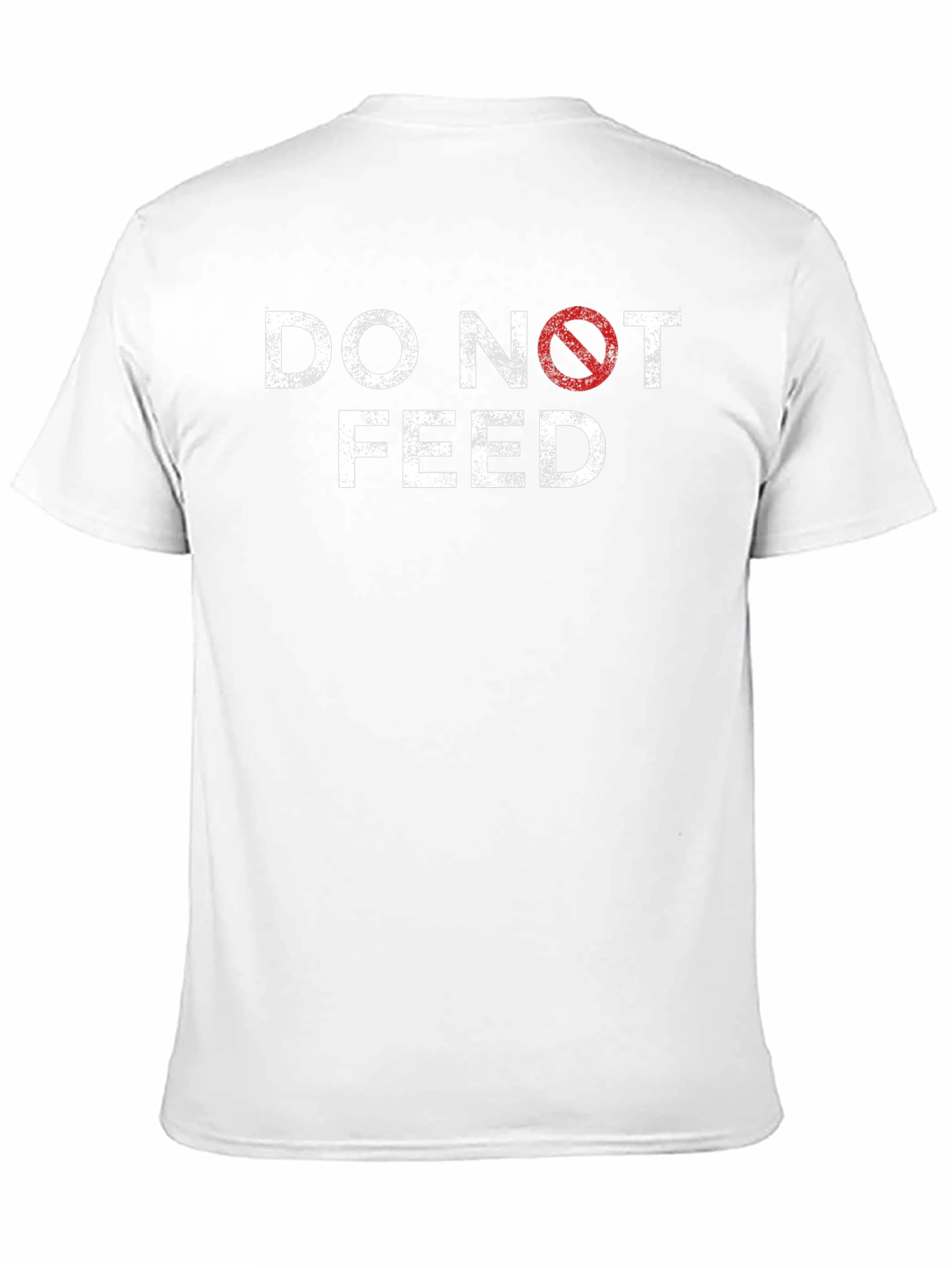 Black Do Not Feed Graphic Tee - Black Cotton T-Shirt view 11