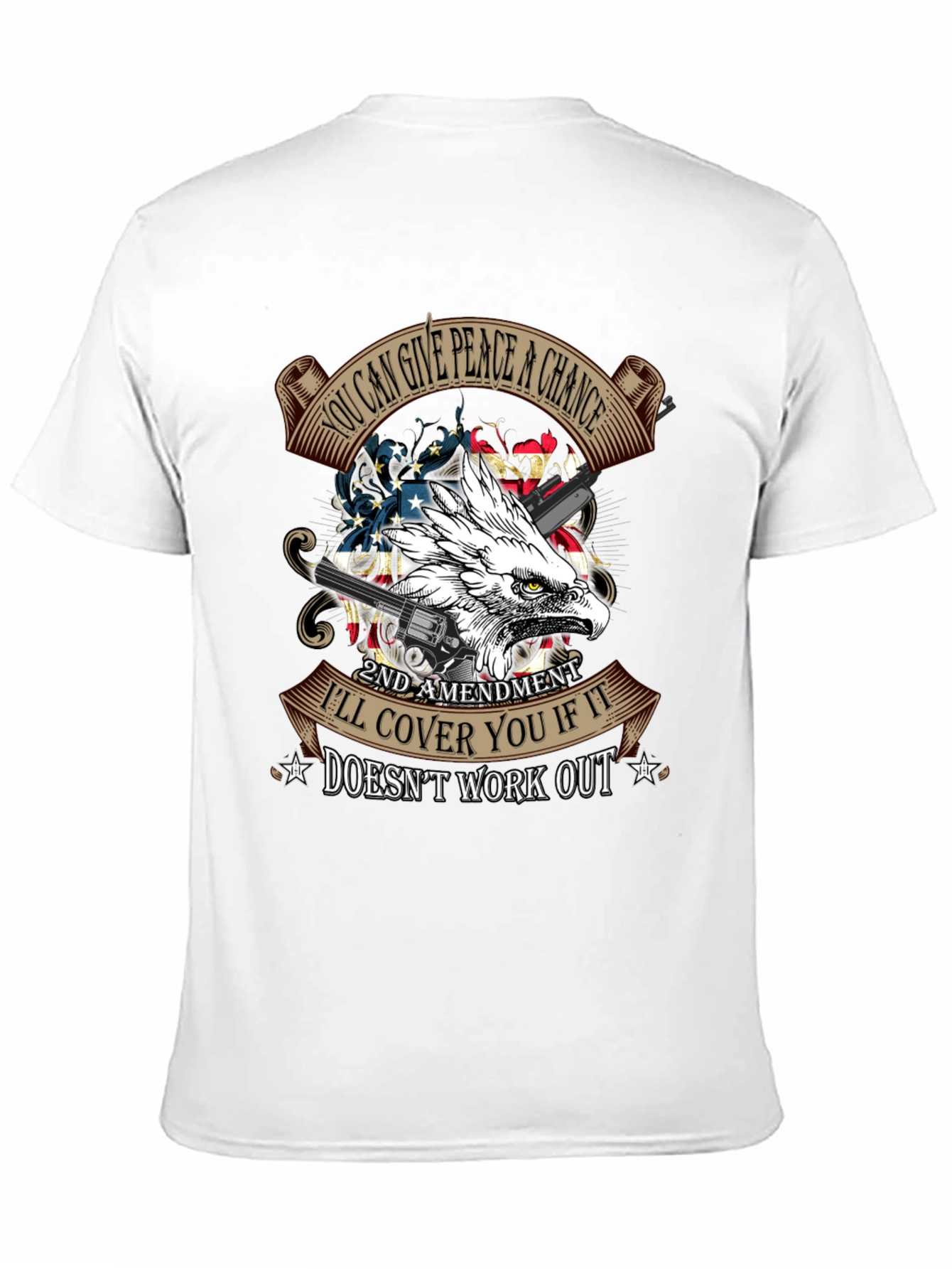 2nd Amendment Eagle T-Shirt: Peace & Protection - 11