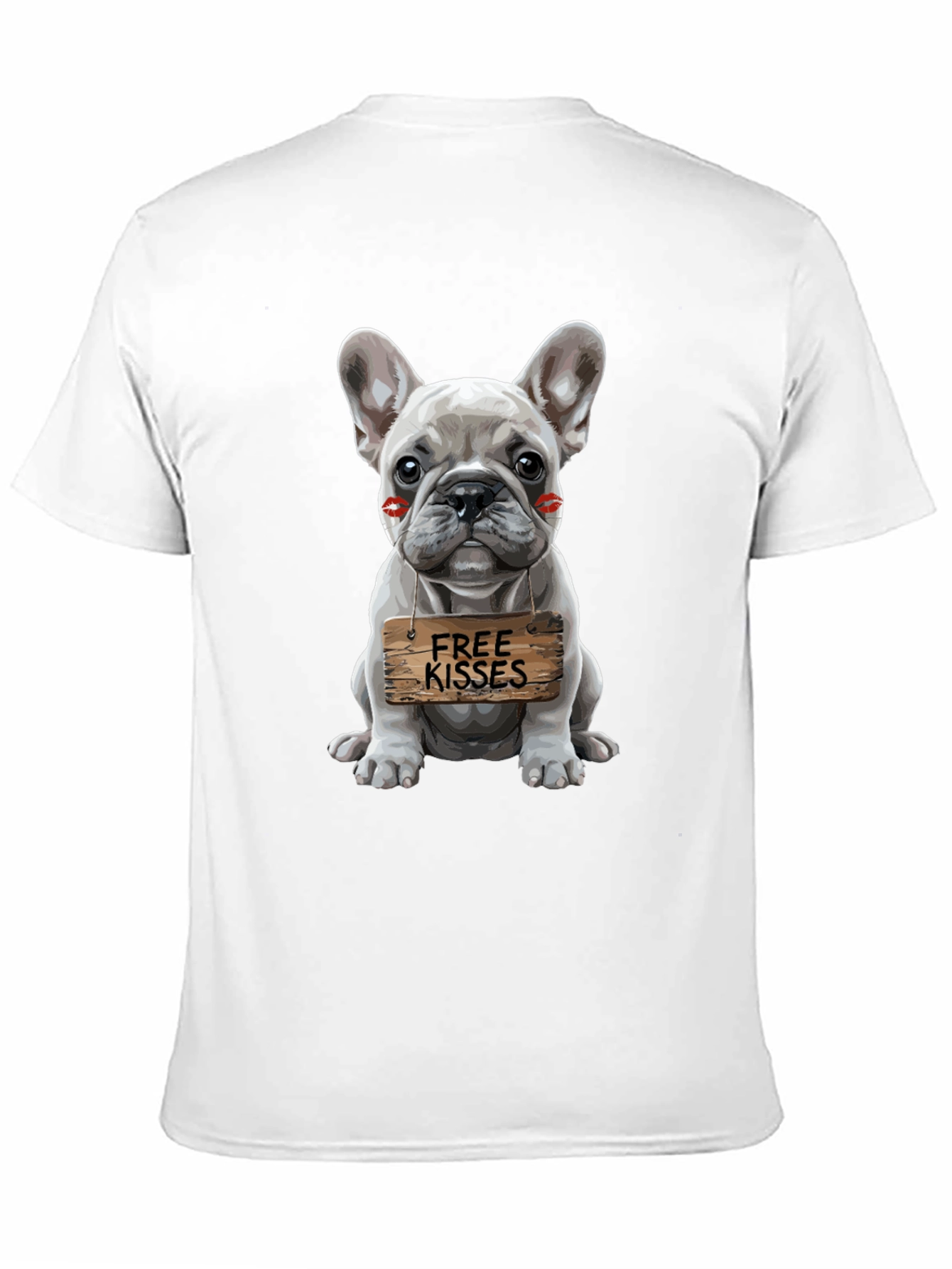 Black Dog Kisses Graphic Tee view 11