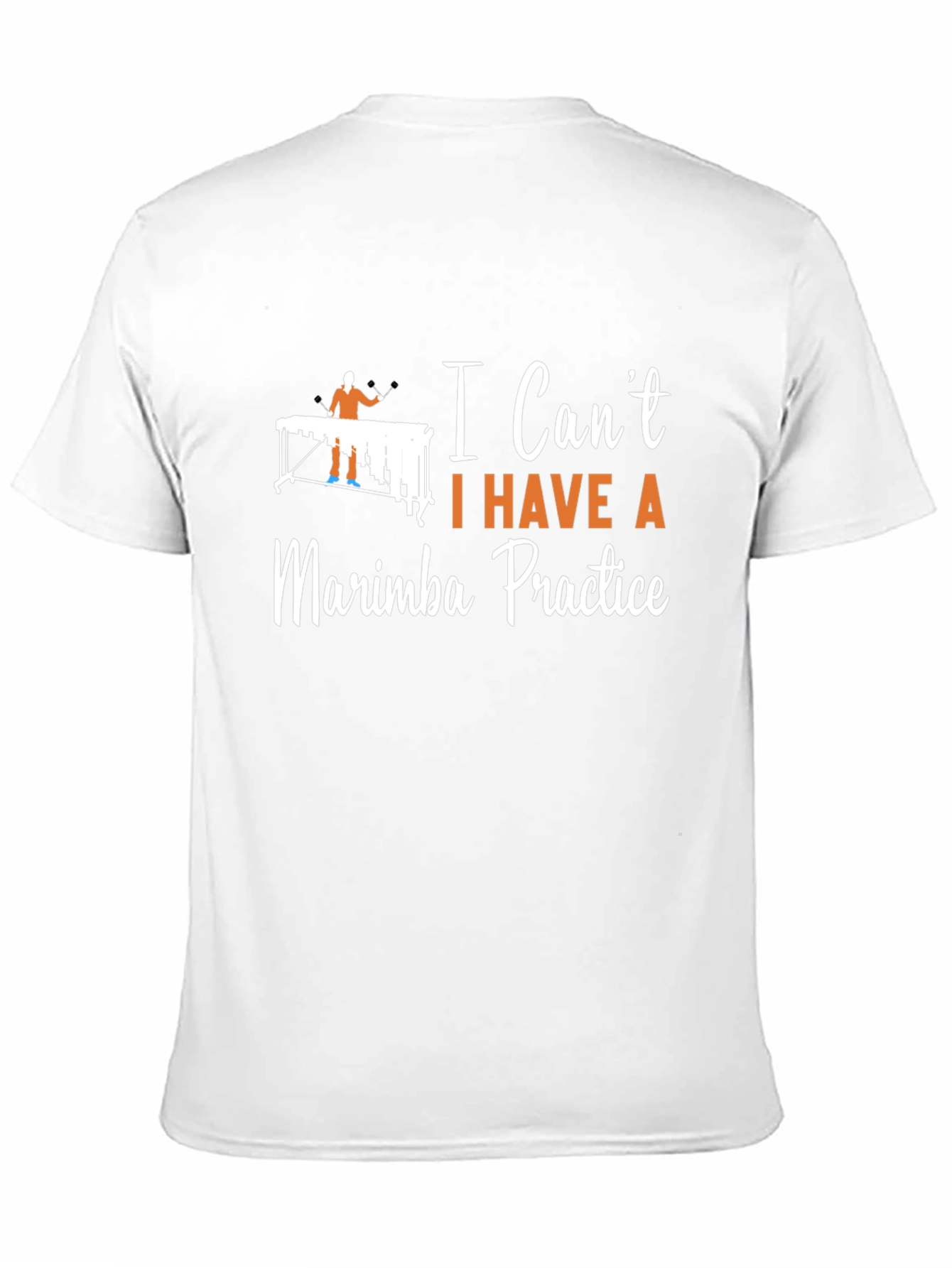 Black Marimba Practice T-Shirt - Musician's Humor Tee view 11