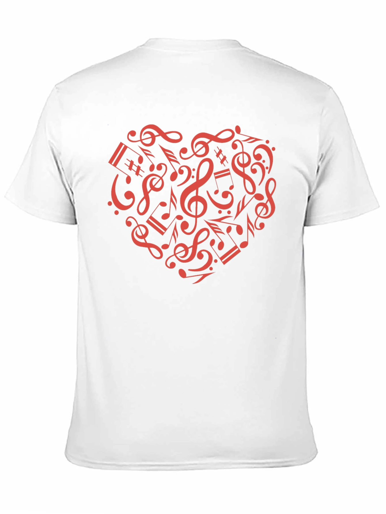 Black Musical Heartbeat Black T-Shirt view 11