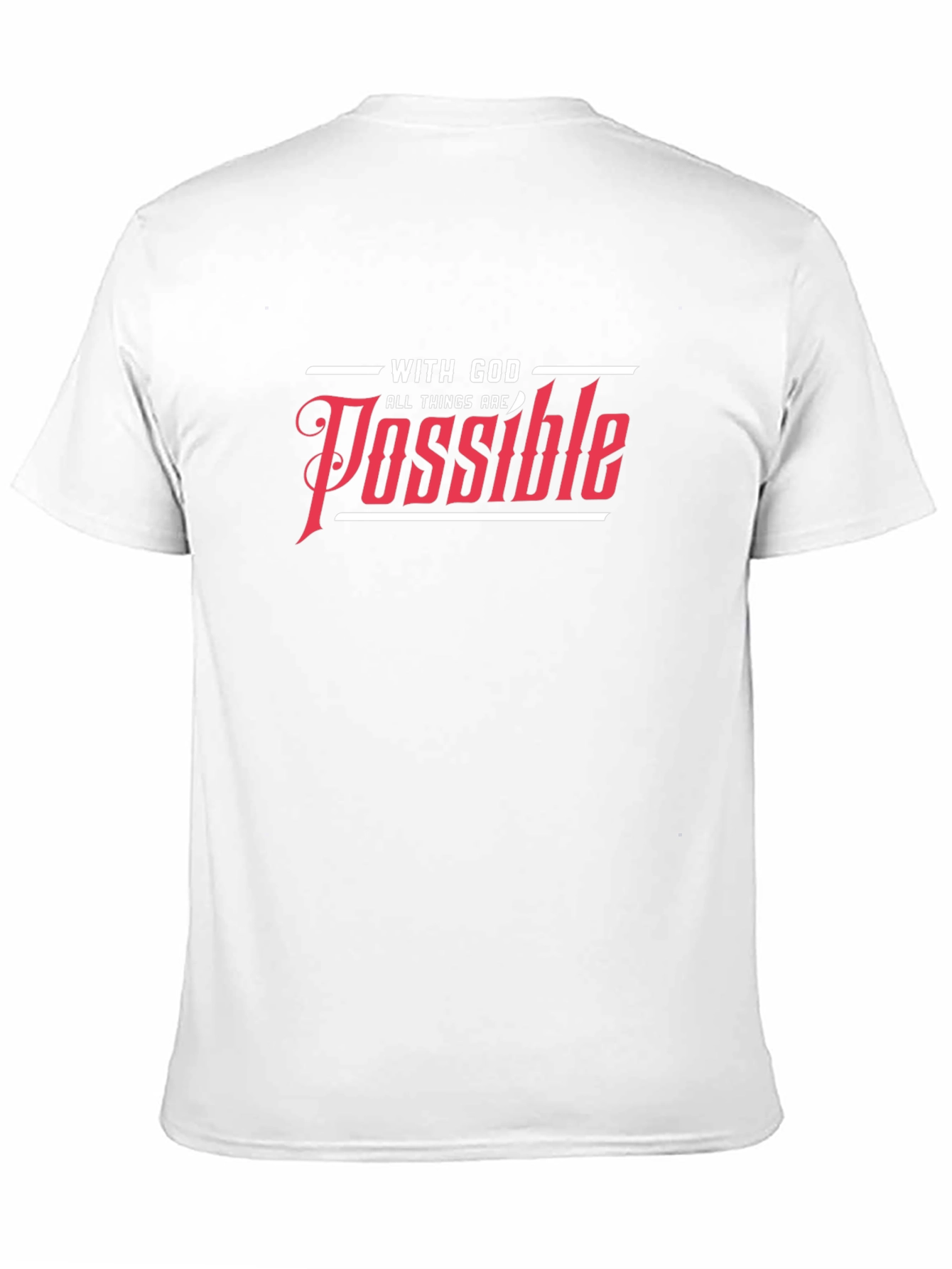 Black With God All Things Are Possible T-Shirt view 11