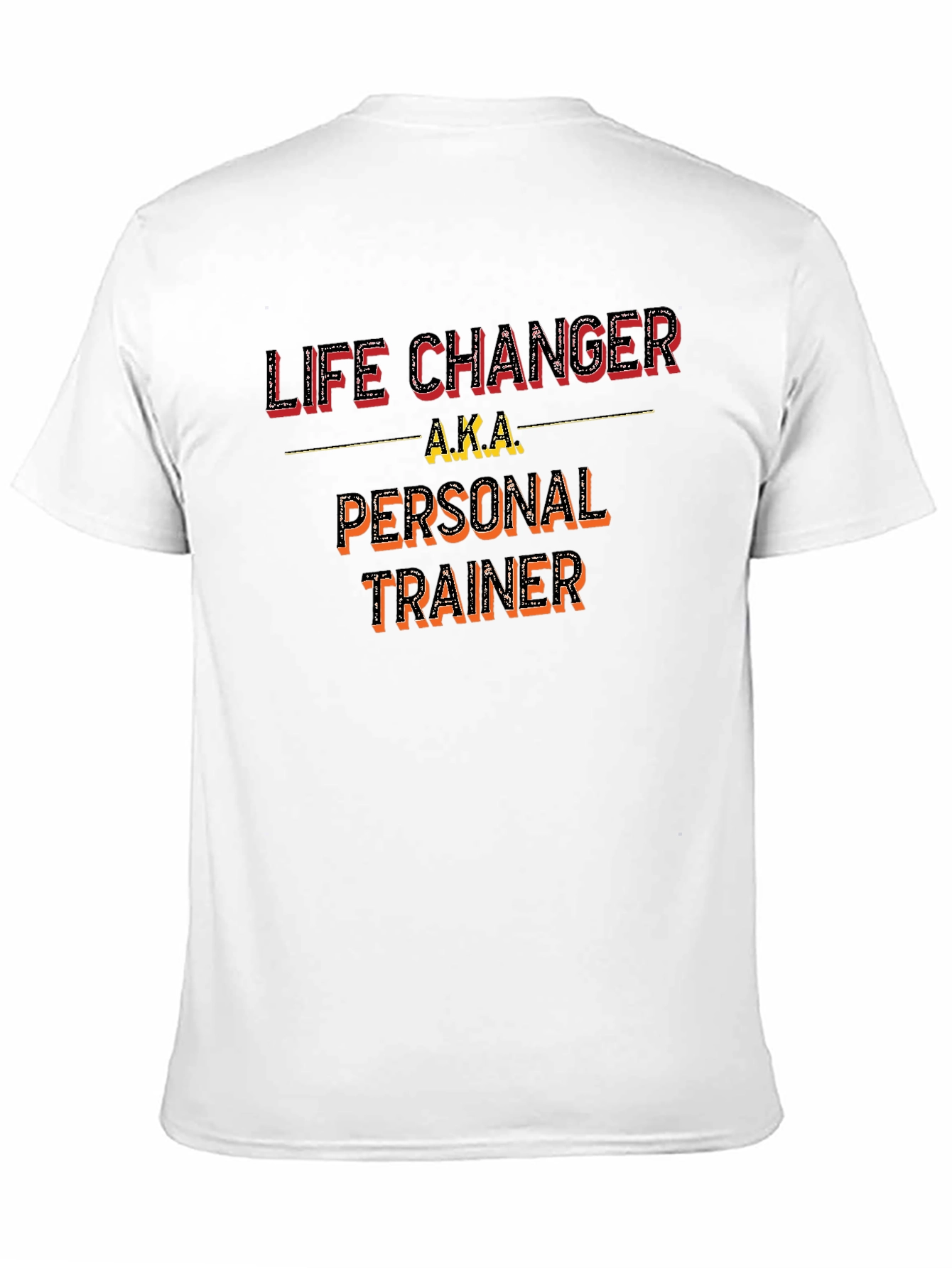 Black Life Changer Personal Trainer T-Shirt view 11