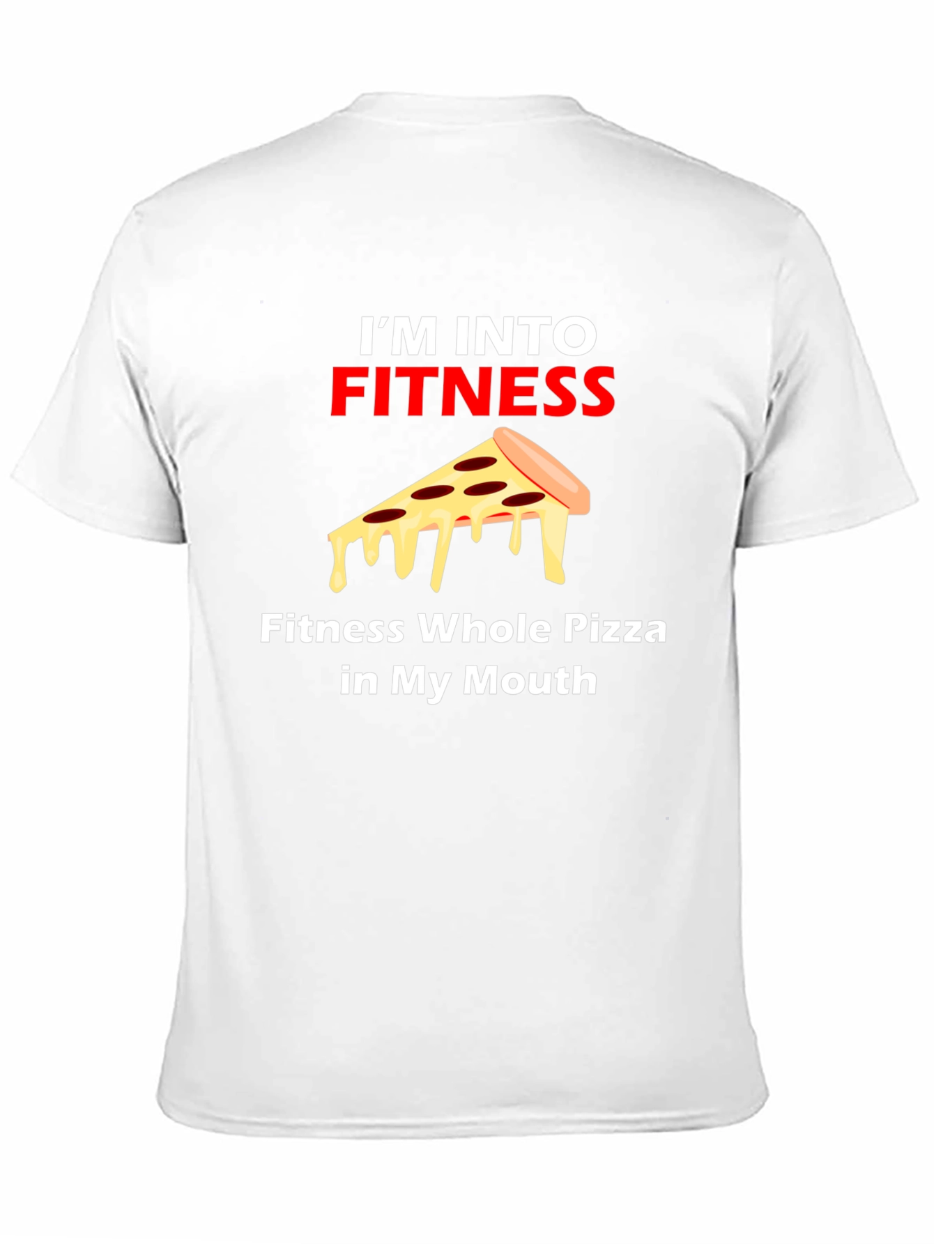 Black Fitness Pizza Graphic Tee view 11