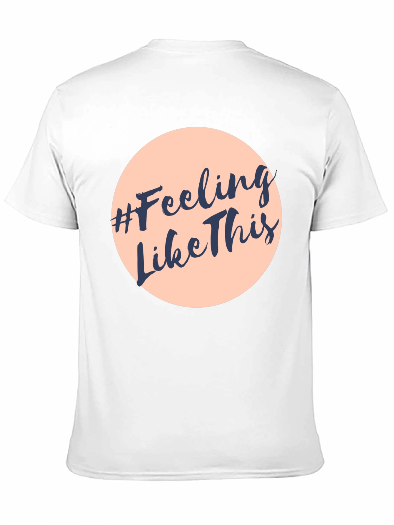 Black #Feeling Like This Graphic Print Crew Neck T-Shirt view 11