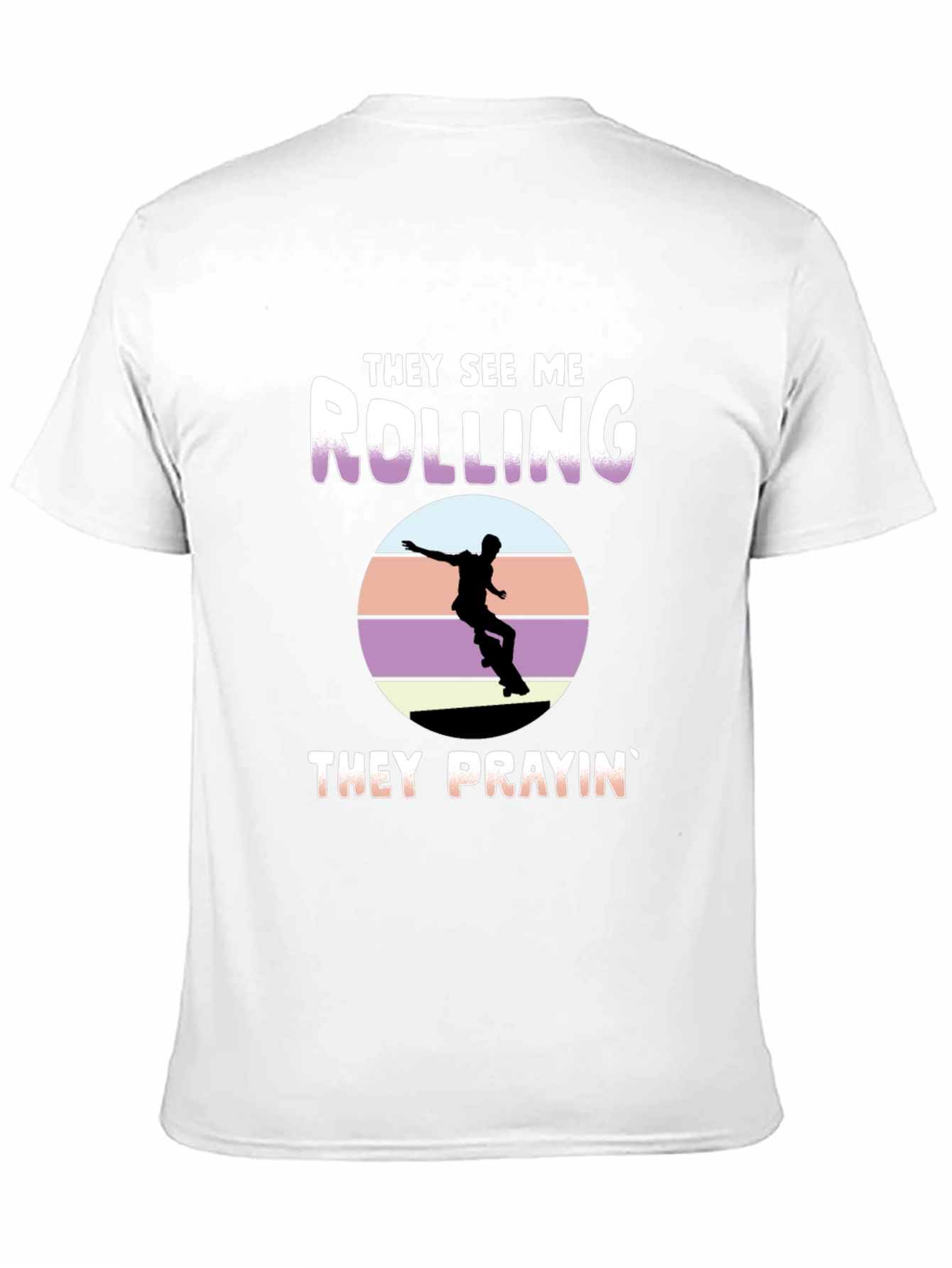 Black They See Me Rolling T-Shirt view 11