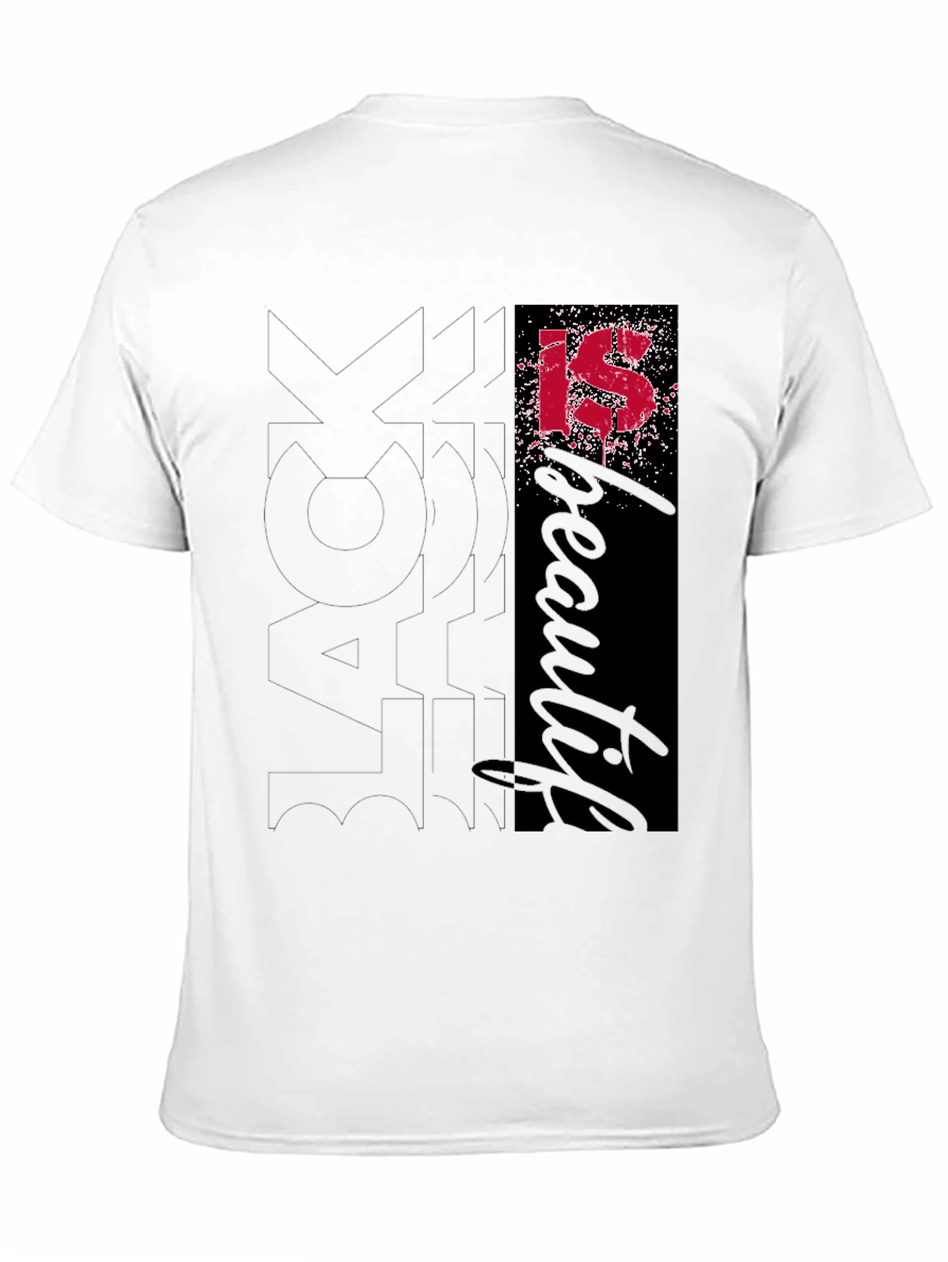 Black Most Beautiful IS T-Shirt view 11