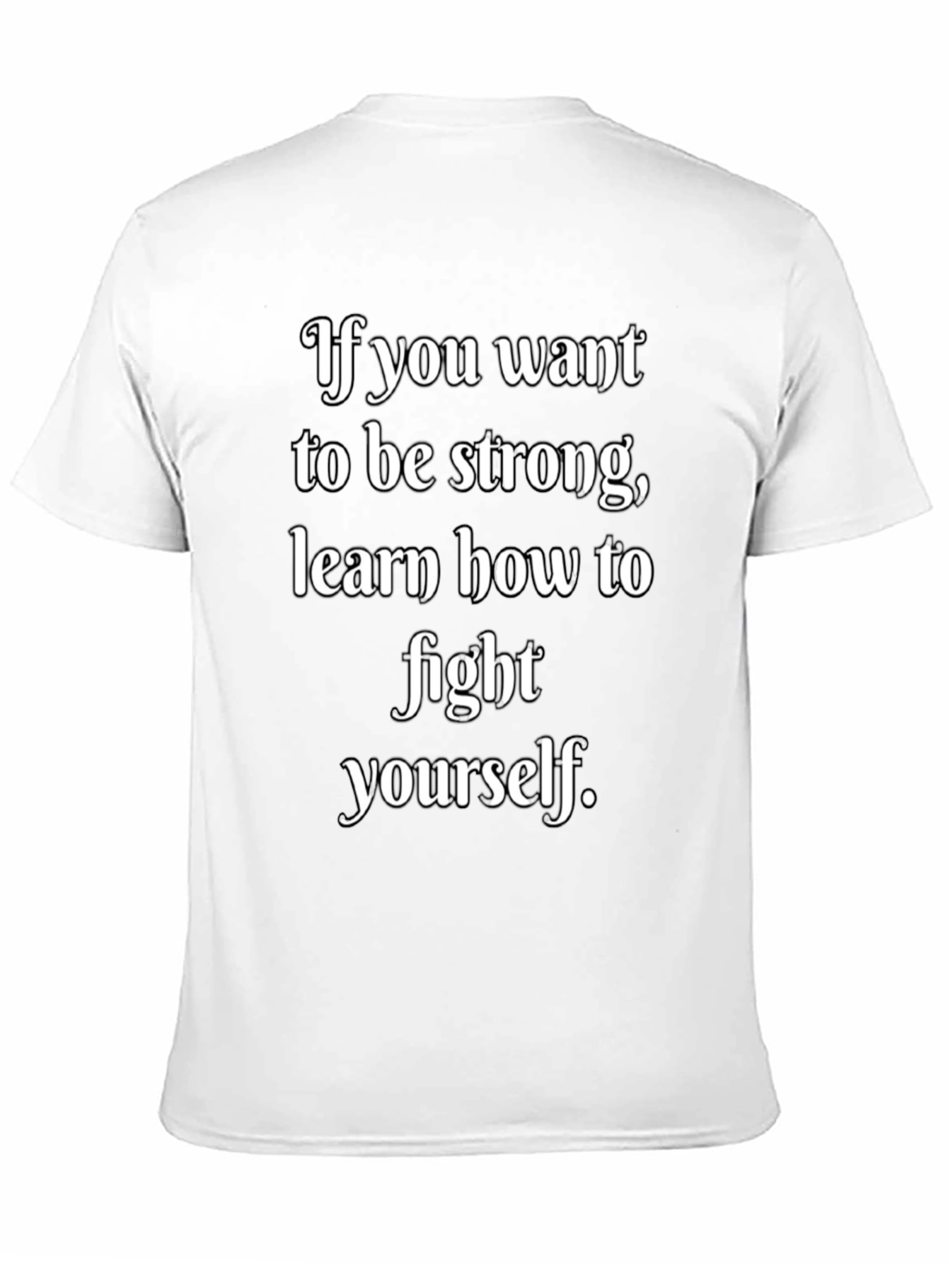 Black Strong Motivation Black Graphic T-Shirt view 11