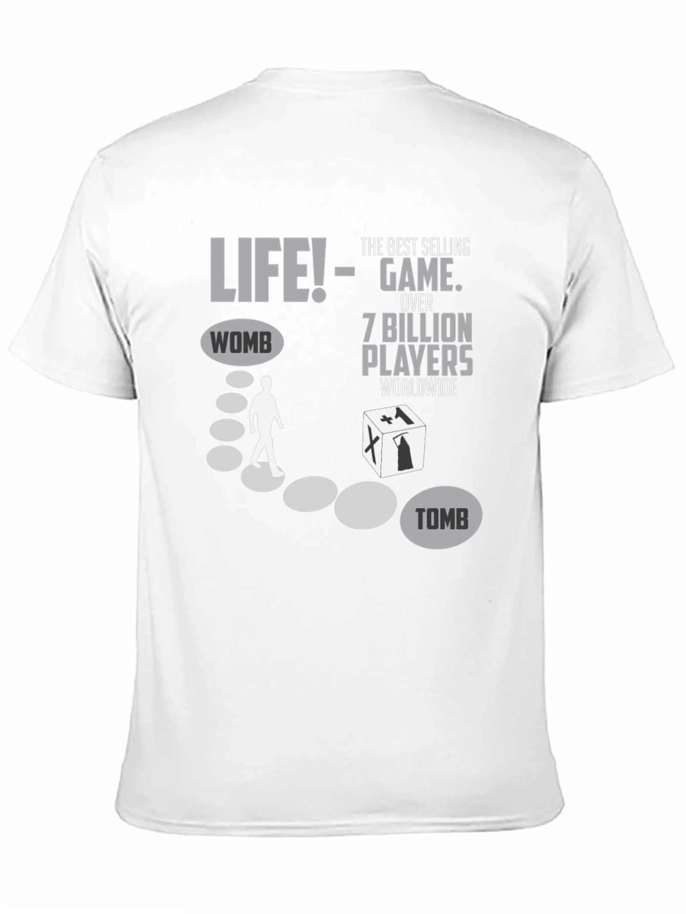 Black Life is a Game T-Shirt - Womb to Tomb view 11
