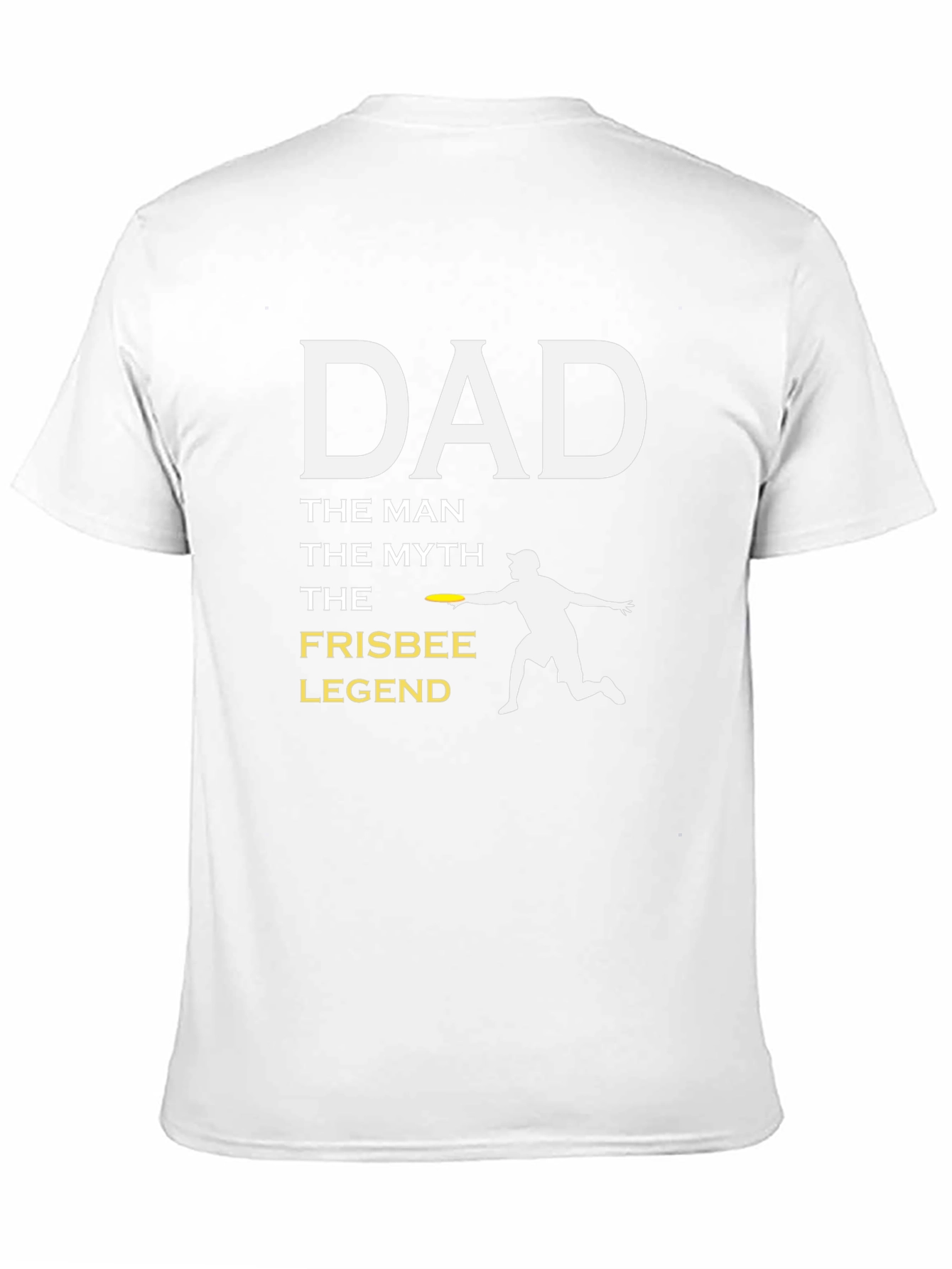 Black Dad Frisbee Legend T-Shirt - The Man, The Myth! view 11