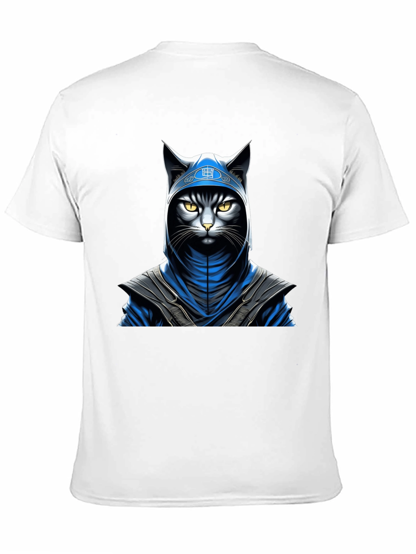 Black Ninja Cat Graphic T-Shirt - Stealth Style view 11