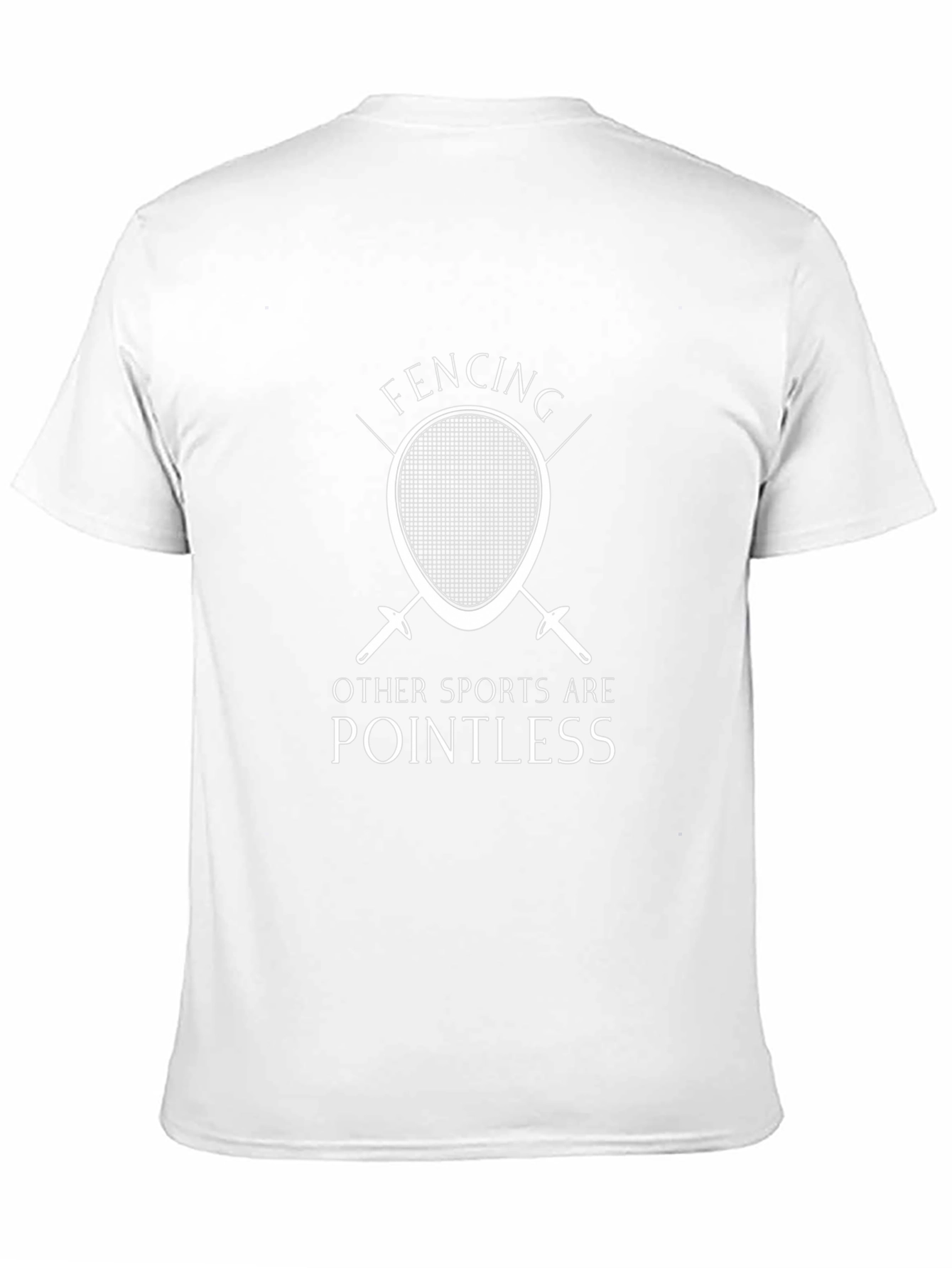 Black Fencing T-Shirt - Other Sports Are Pointless view 11