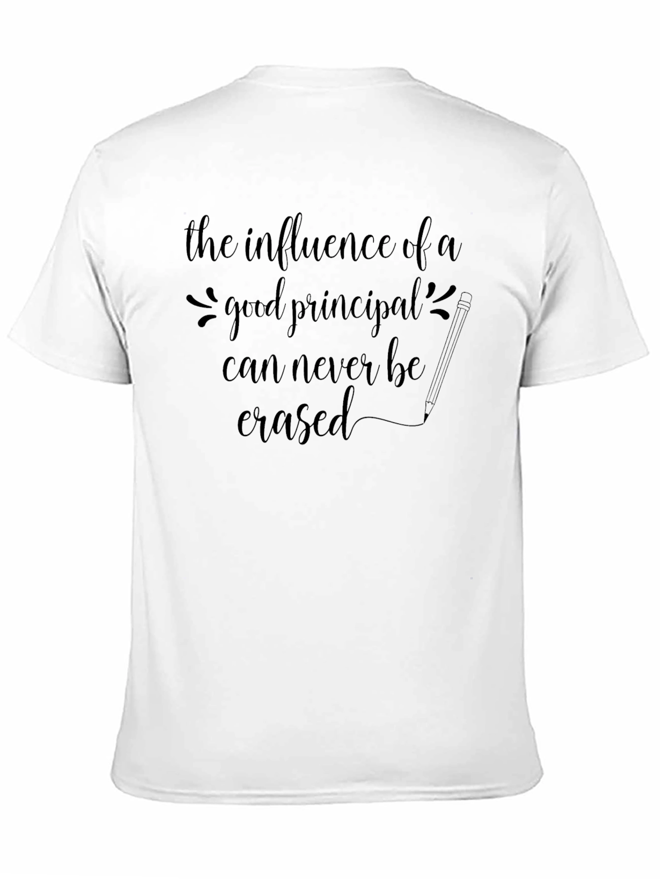 Black Principal Influence T-Shirt Teacher Appreciation Gift view 11